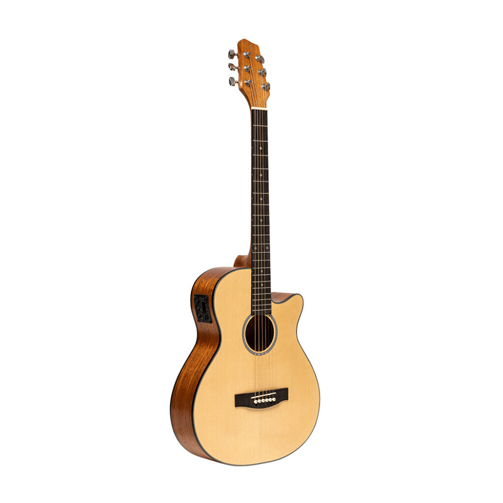 Stagg SA25-ACE Spruce Auditorium Acoustic Guitar Cutaway w/EQ