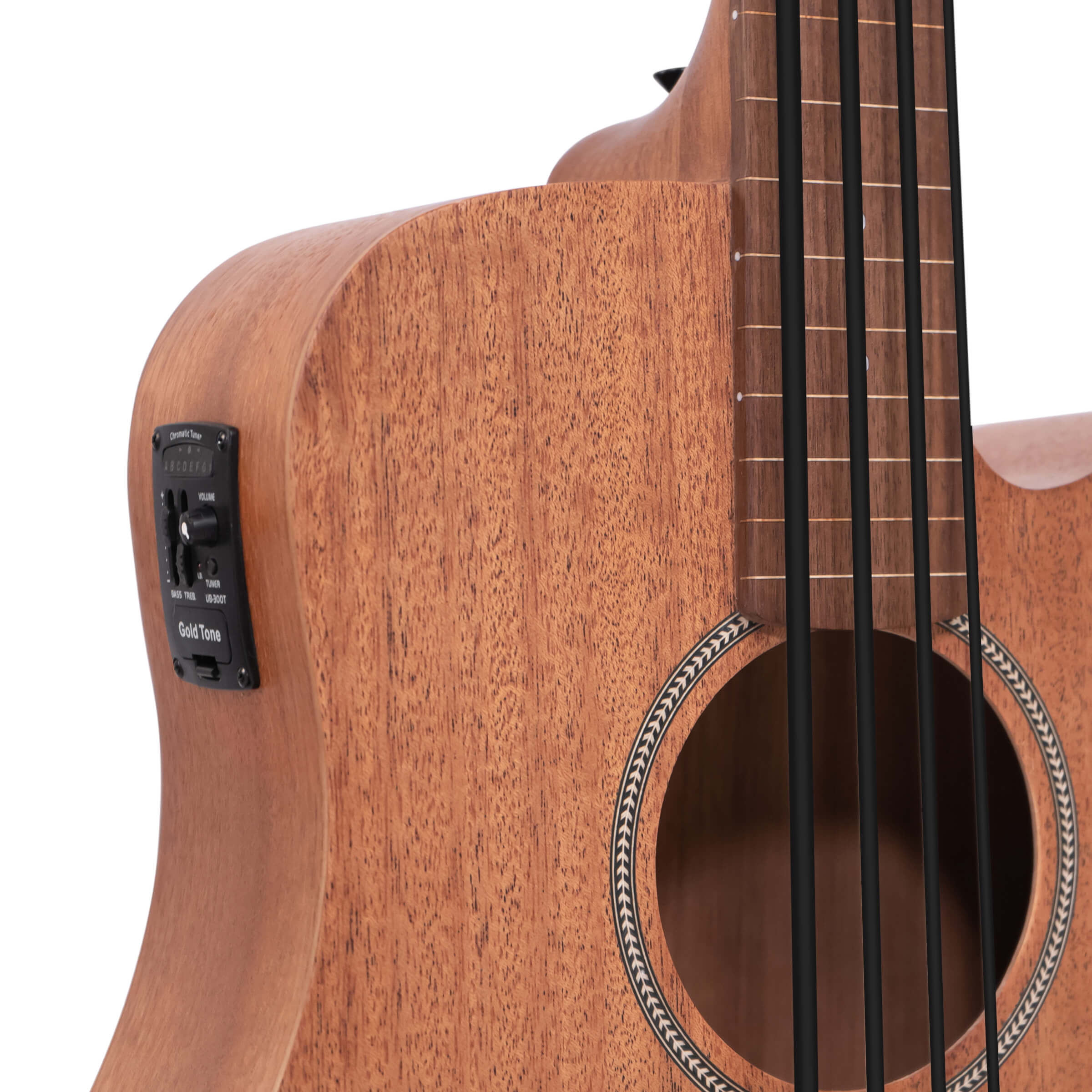 Gold Tone M-Bass 25FL  Fretless Acoustic-Electric  MicroBass w/Bag