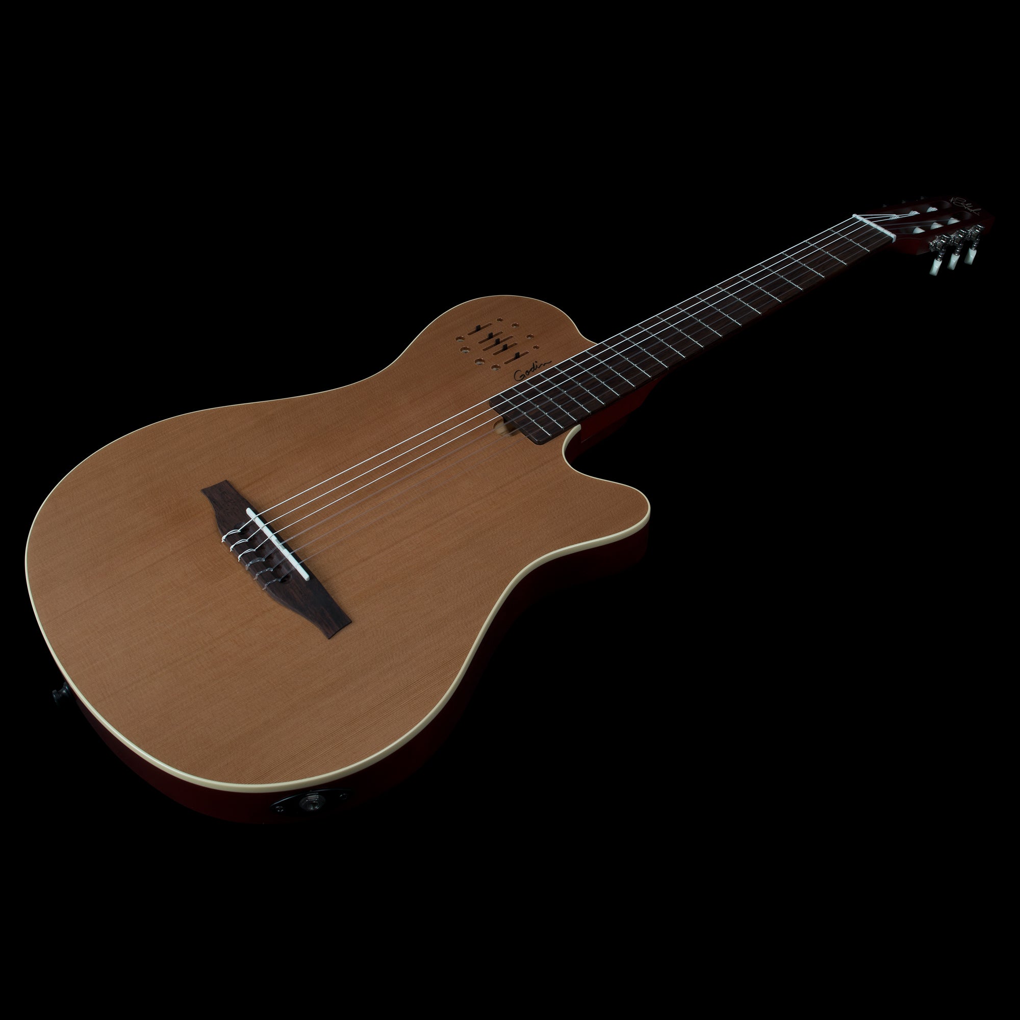 Godin Multiac Grand Concert Encore Natural SG Classical Guitar w/Bag