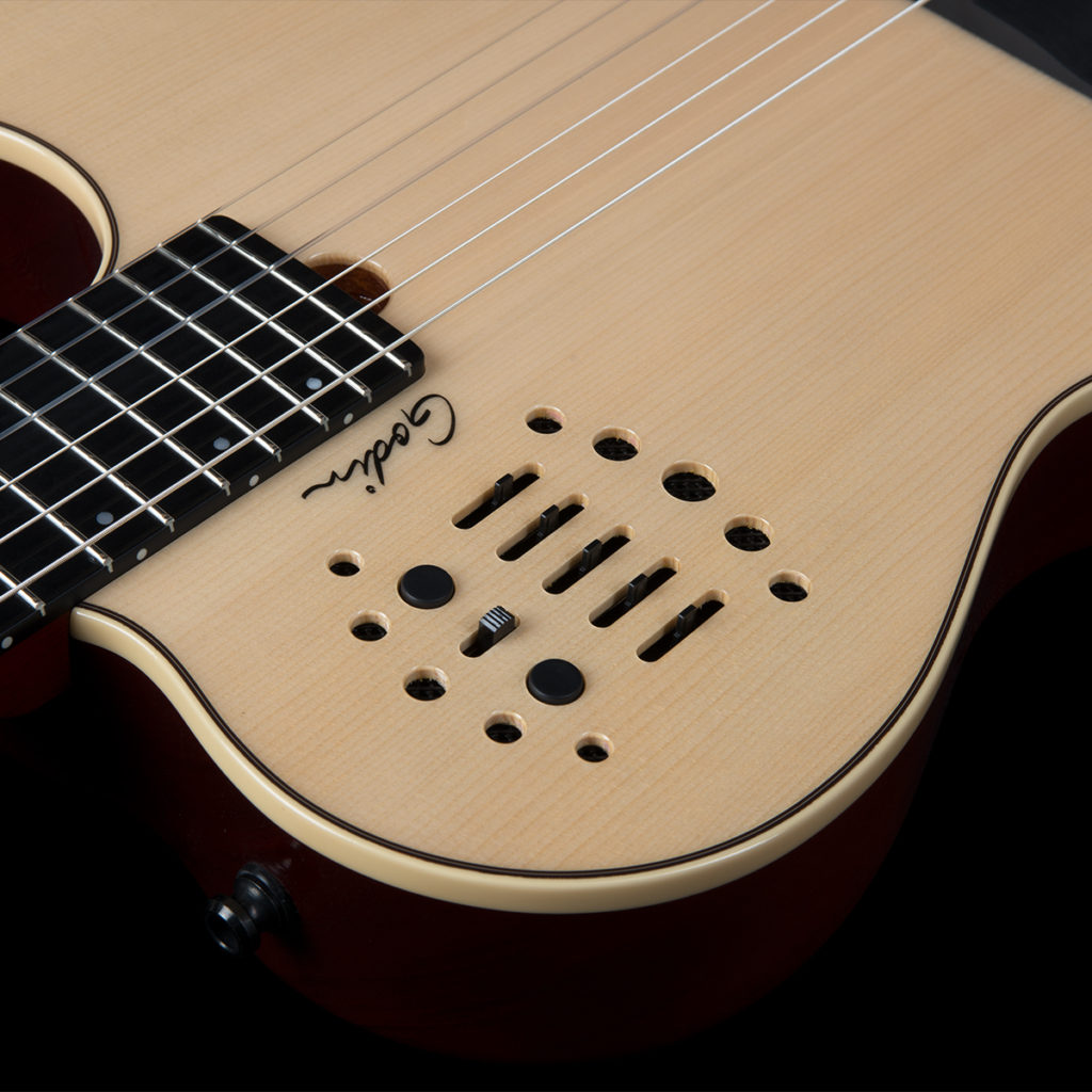 Godin Multiac Natural HG Classical Guitar w/Bag
