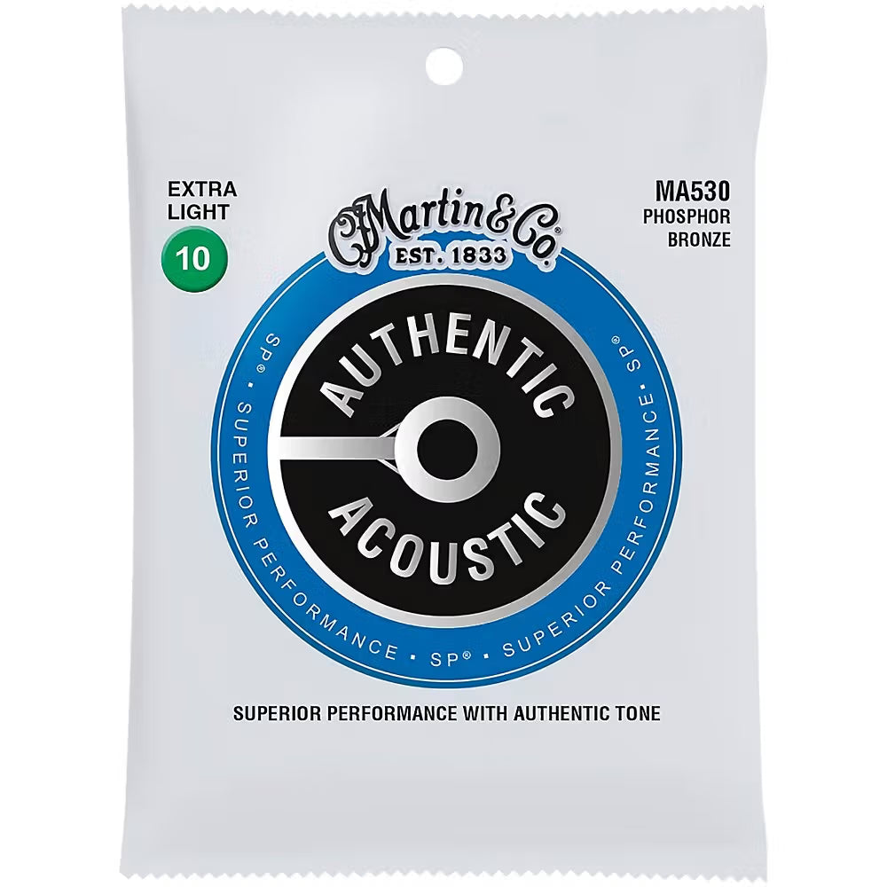 Martin Authentic Acoustic SP Phosphor Bronze Strings | Select Gauge
