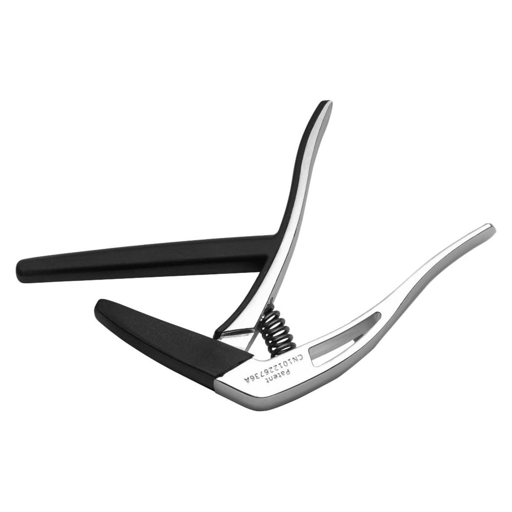 Stagg Flat Trigger Capo for Classical Guitar - Chrome