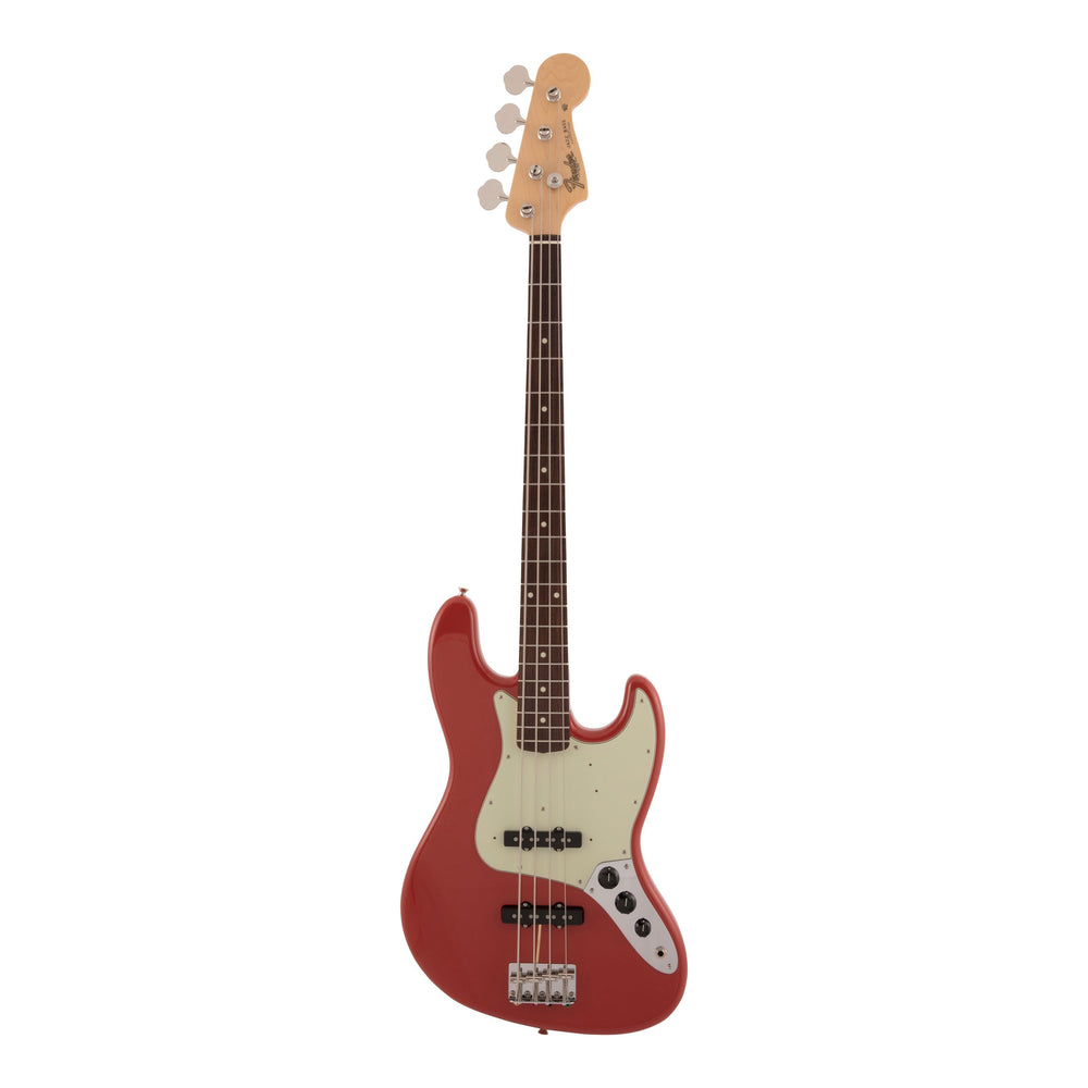 Fender Made in Japan Traditional 60s Jazz Bass®, Rosewood Fingerboard, Fiesta Red