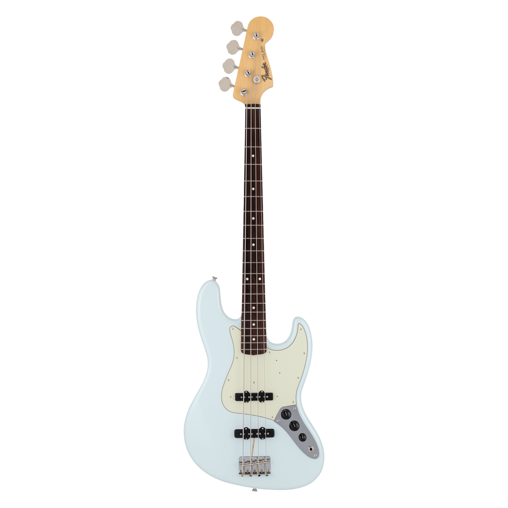 Fender Made in Japan Traditional 60s Jazz Bass®, Rosewood Fingerboard, Sonic Blue w/Bag
