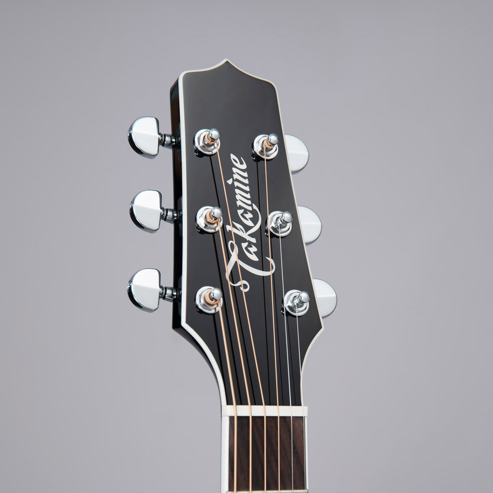 Takamine EF341SC Dreadnought Acoustic Electric Guitar Black