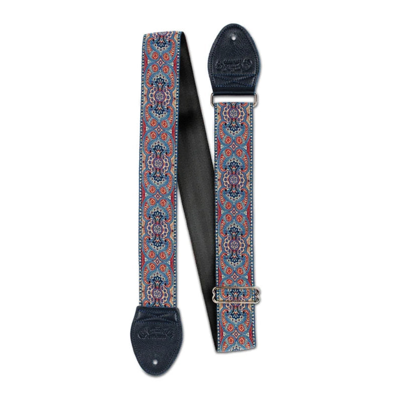 Martin Souldier Slide Guitar Strap: Arabesque Indigo