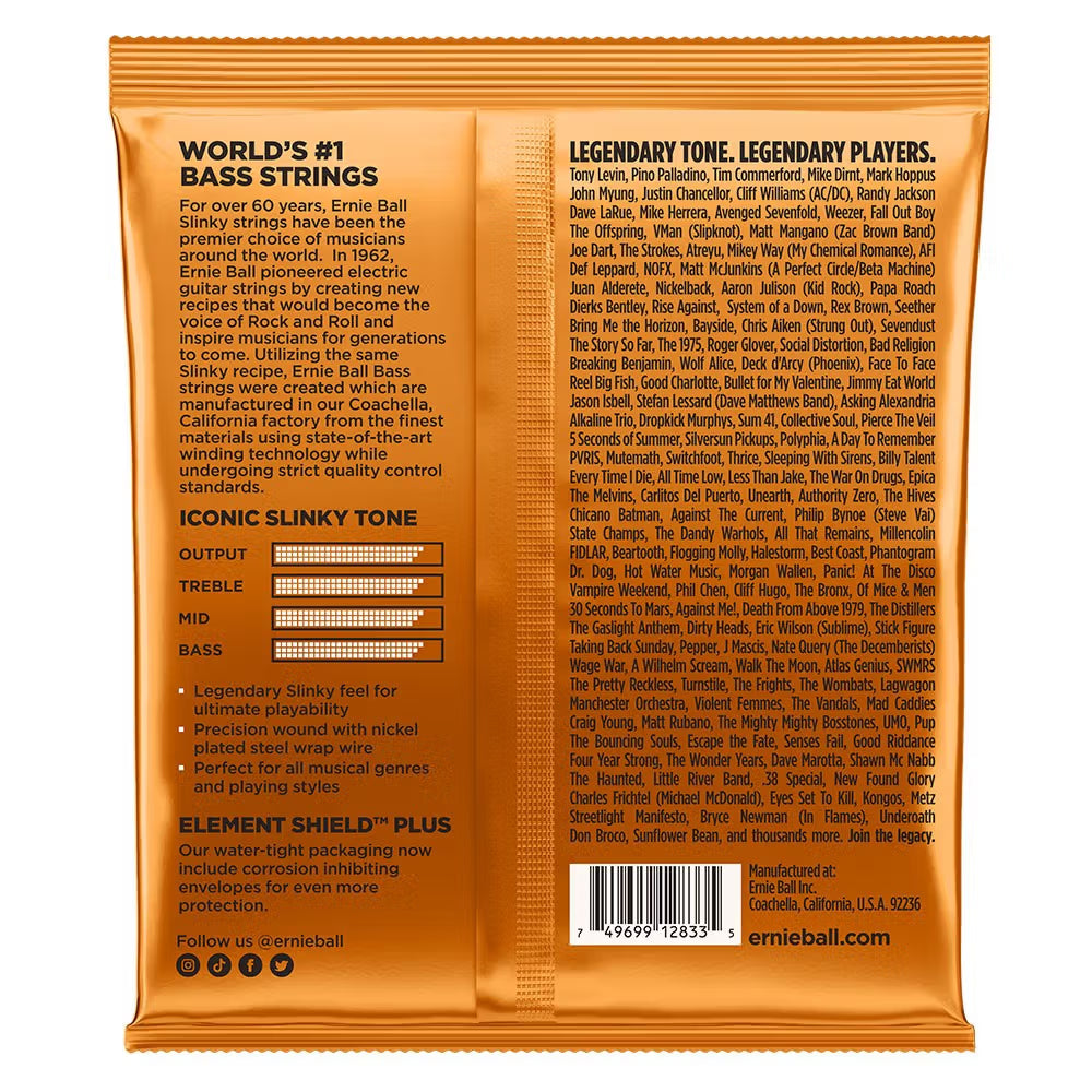 Ernie Ball 45-105 Hybrid Slinky Bass Strings