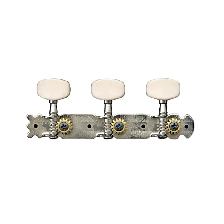 Custom Eagle 500 Classical Machine Heads 35mm Nickel Plated Plastic Buttons
