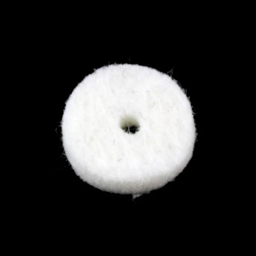 Felt Strap Pin Washer White