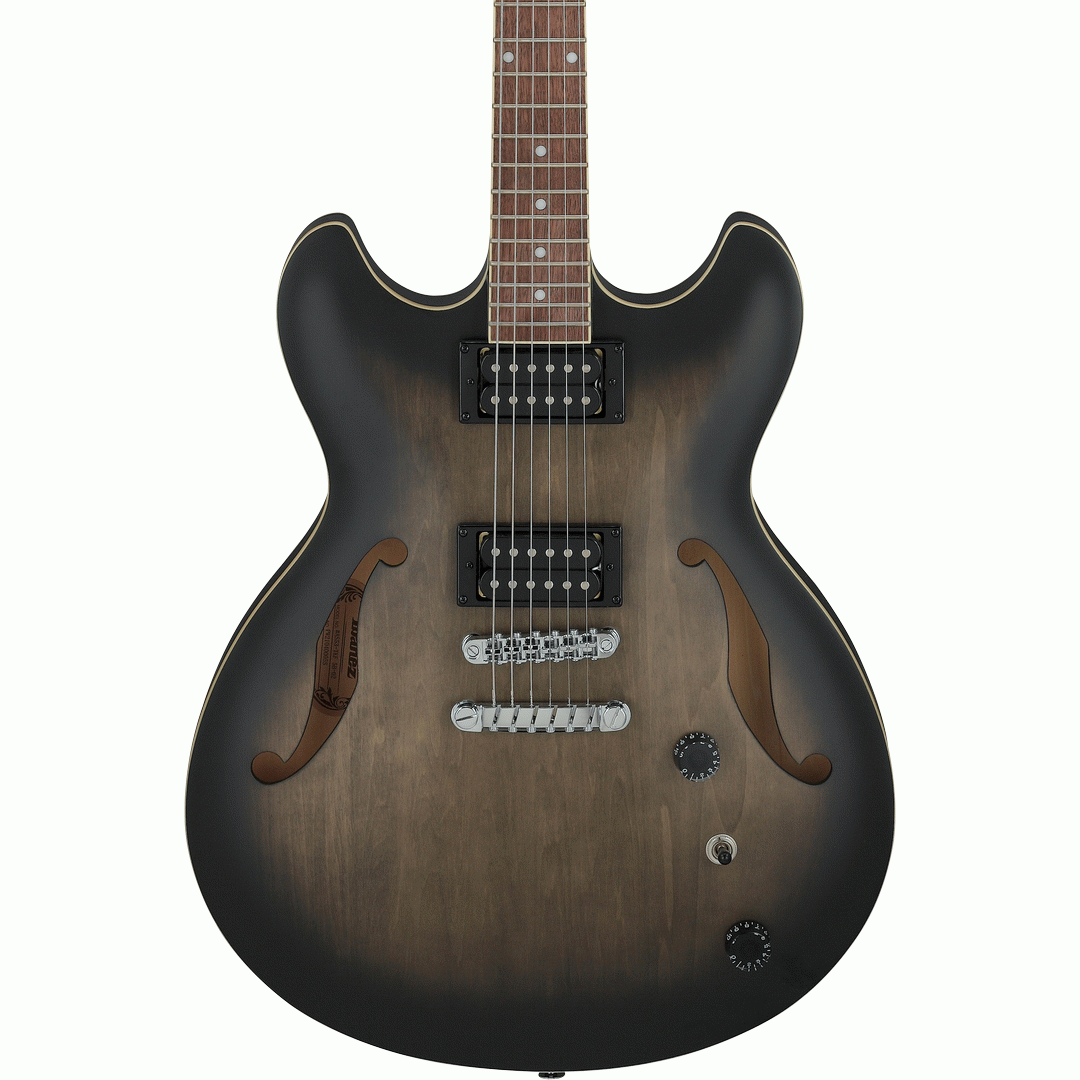 Ibanez AS53 TKF Electric Guitar Transparent Black Flat