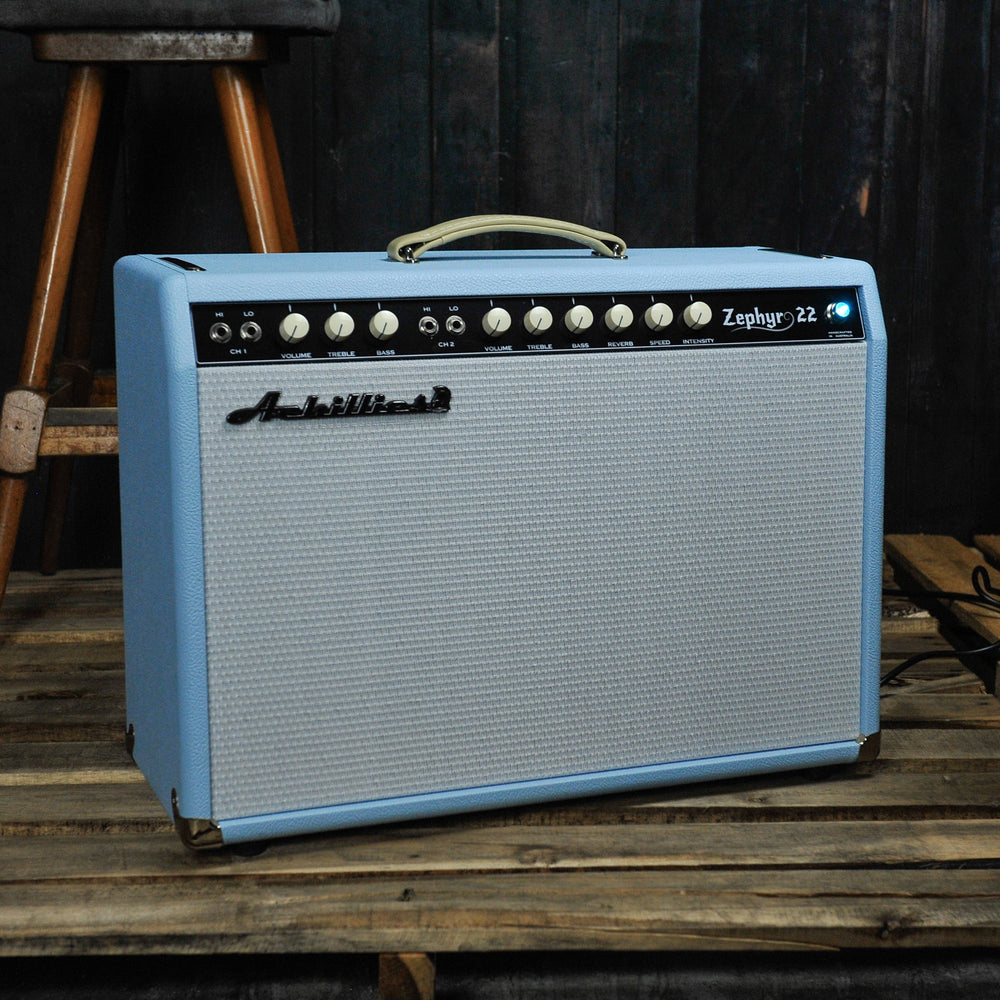 Achillies Zephyr 22 1 x 12 Combo Baby Blue Bronco  - Used