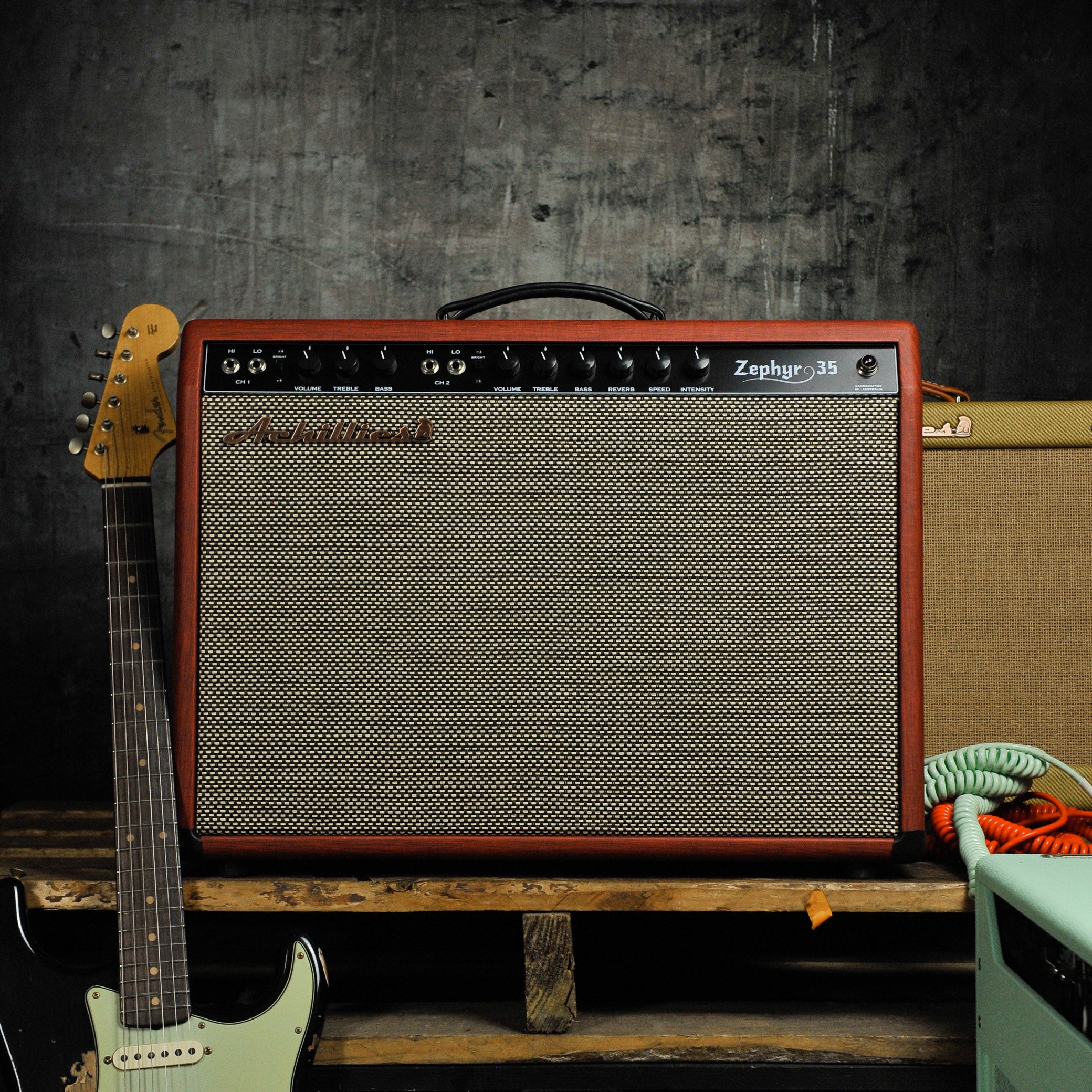 Achillies Zephyr 35 Fire Brick Red 2x10