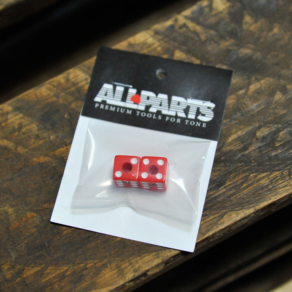 All Parts Dice Knobs - Red 2xPack