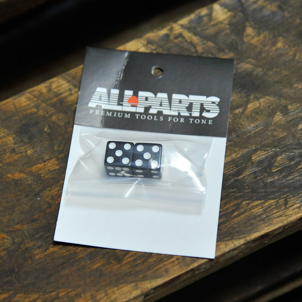 All Parts Dice Knobs - Black 2xPack