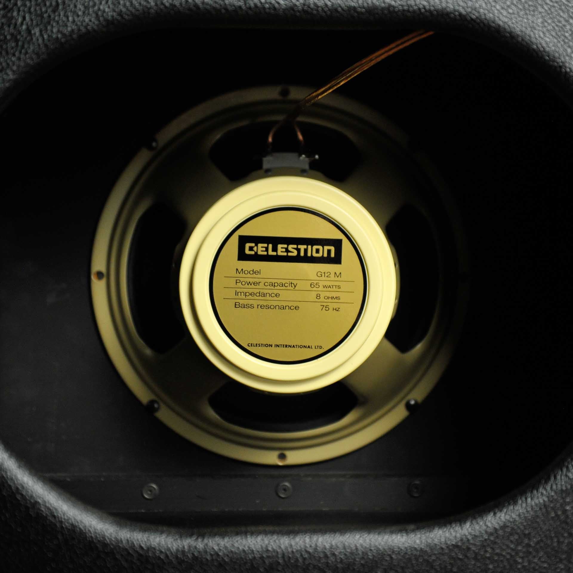 Amplified Nation 112 Speaker Cabinet Black Tolex Black Grill Celestion G12-65