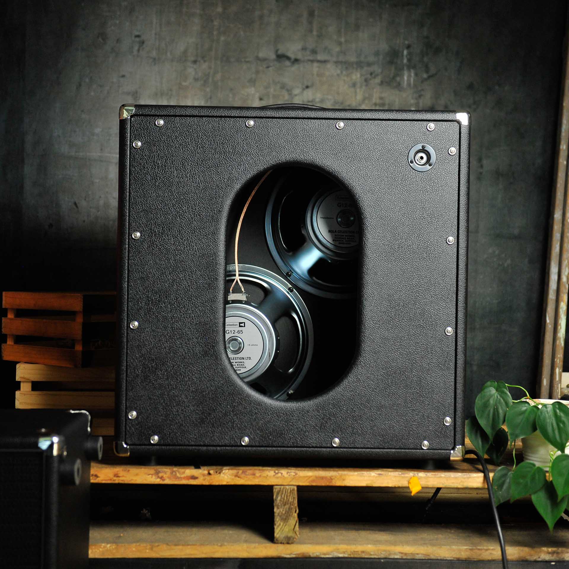 Amplified Nation 212 Speaker Cabinet Black Tolex & Grill Celestion G12-65