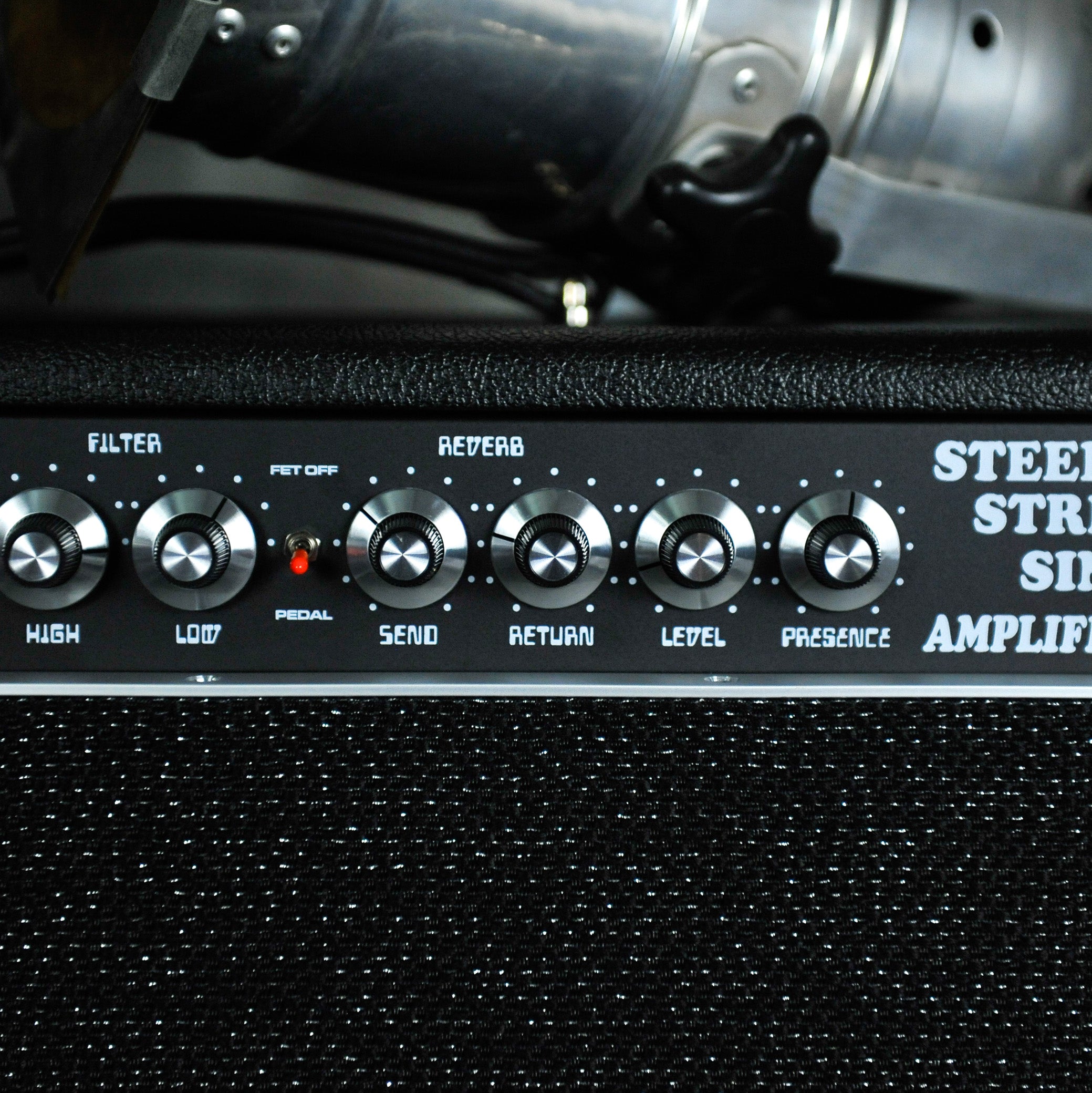 Amplified Nation Steel String Singer Head (Six String Sustain) 50W Black Tolex / Black Sparkle Grill