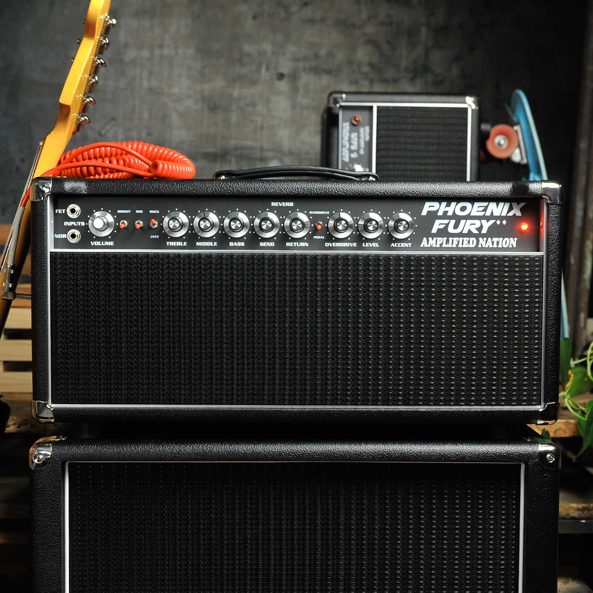 Amplified Nation Phoenix Fury 50w Head Black Tolex