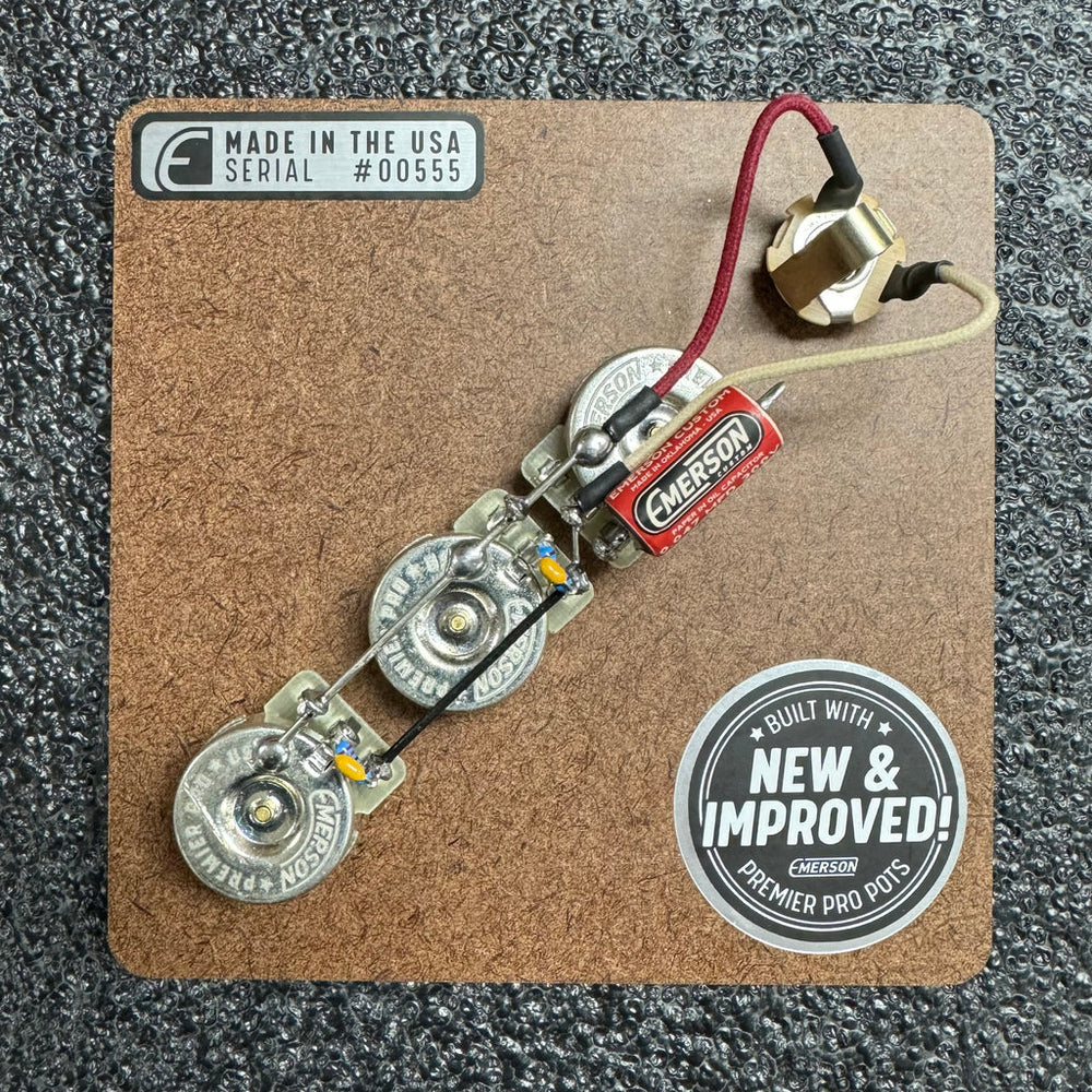 Emerson JB Jazz Bass Premier Pro Prewired Kit