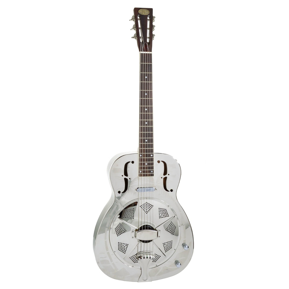 Bourbon Street BSR-1CN-HW Resonator Style O Hawaiian Pattern w/Case