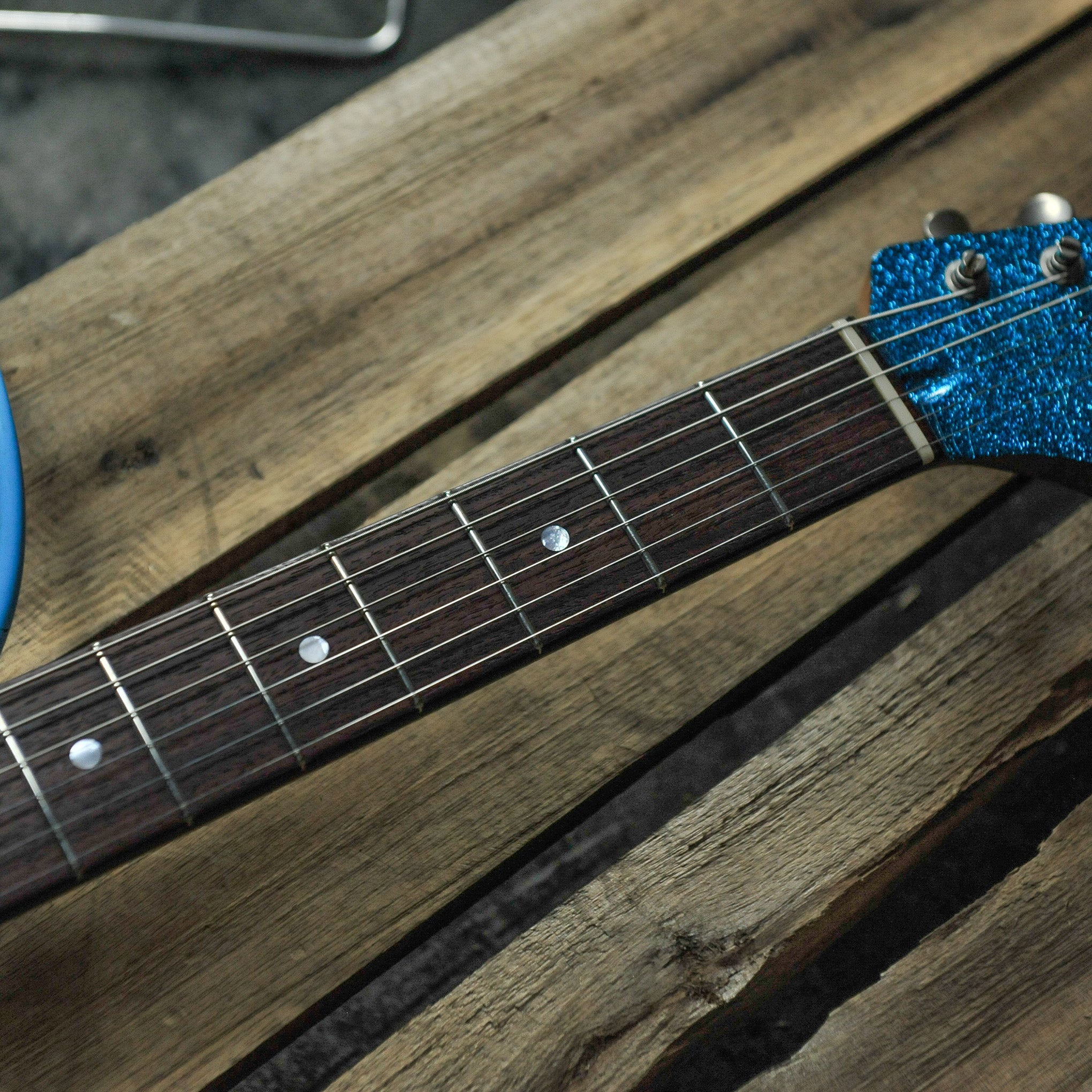 Seth Baccus Argonaut Custom Double Bound Blue Sparkle.