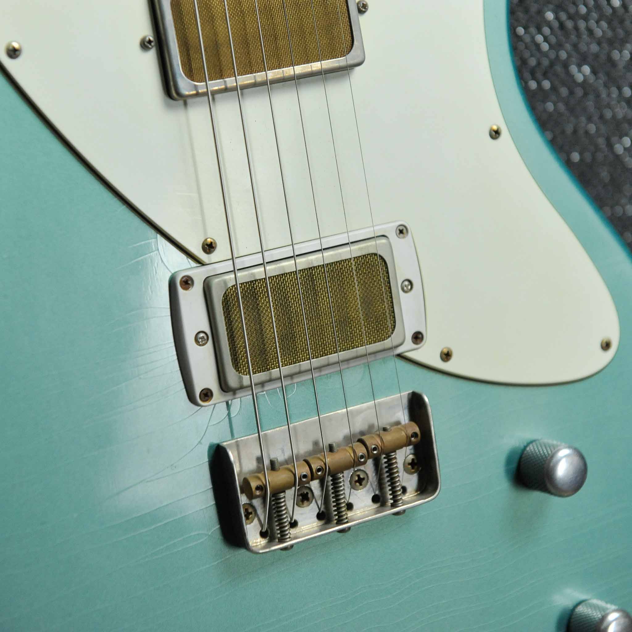 Seth Baccus Shoreline JM HH Maple/ Aged Ocean Jade Metallic, Gold Foil Pickups