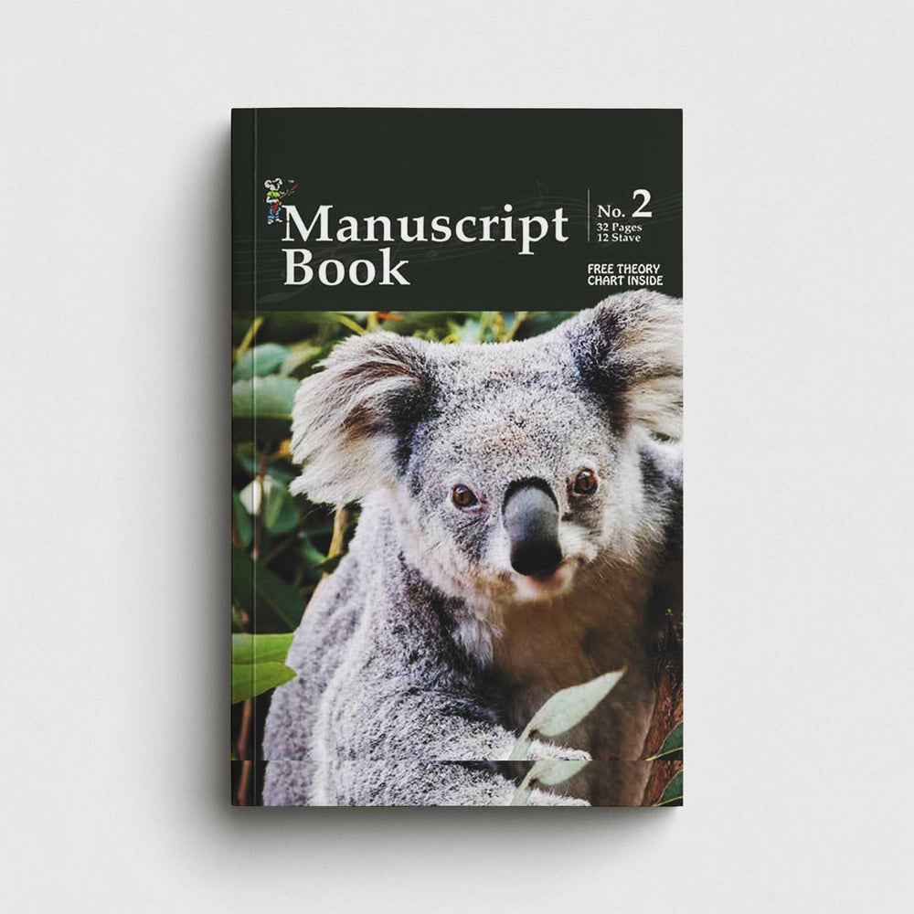 Progressive Manuscript Book 2 Stapled. 32-Pages/12 Stave