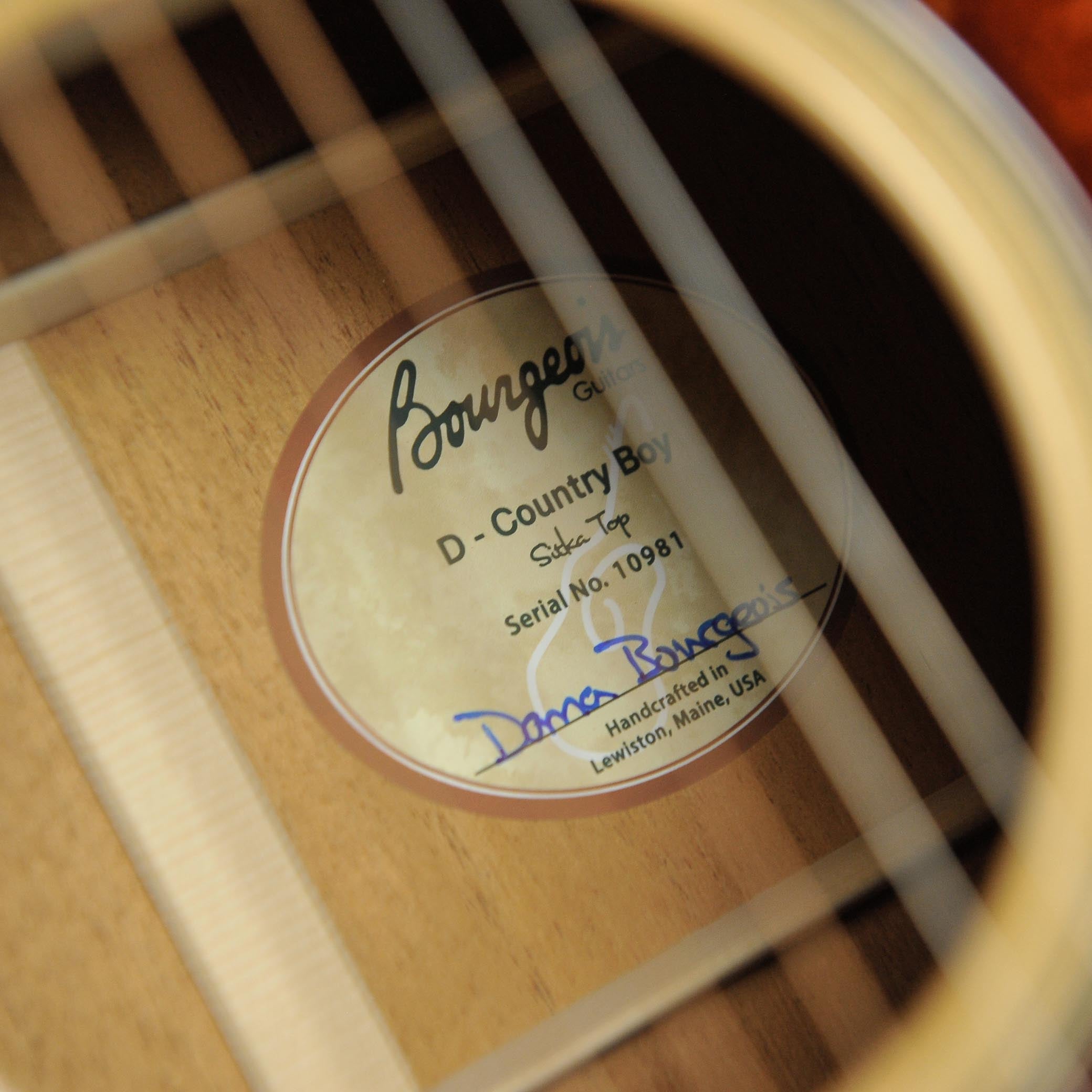 Bourgeois Professional Series D Country Boy Mahogany Spruce #10981