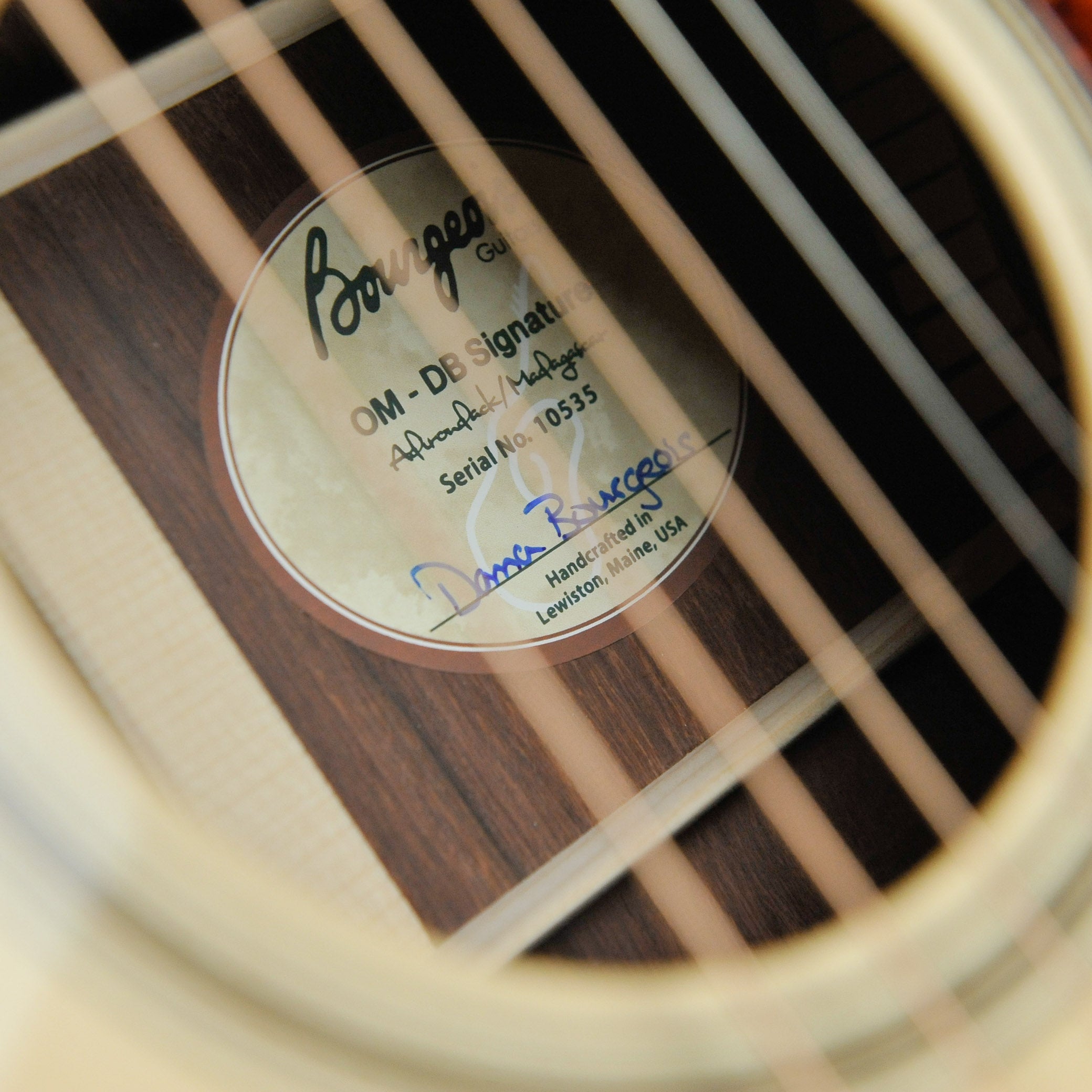 Bourgeois Legacy Series OM - DB Signature Adirondak Madagascar #10535