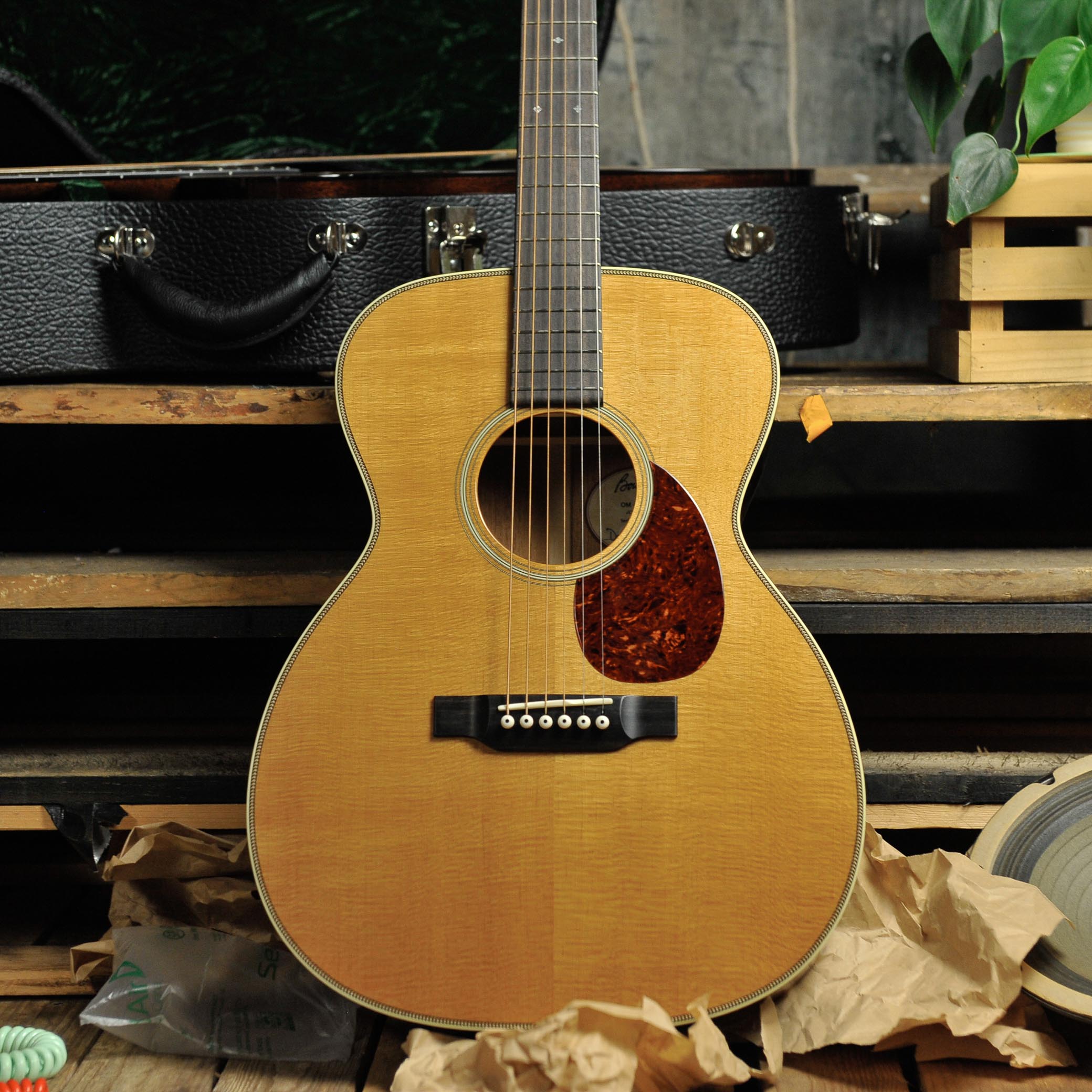 Bourgeois Professional Series Vintage OM Mahogany Sitka Top #10395