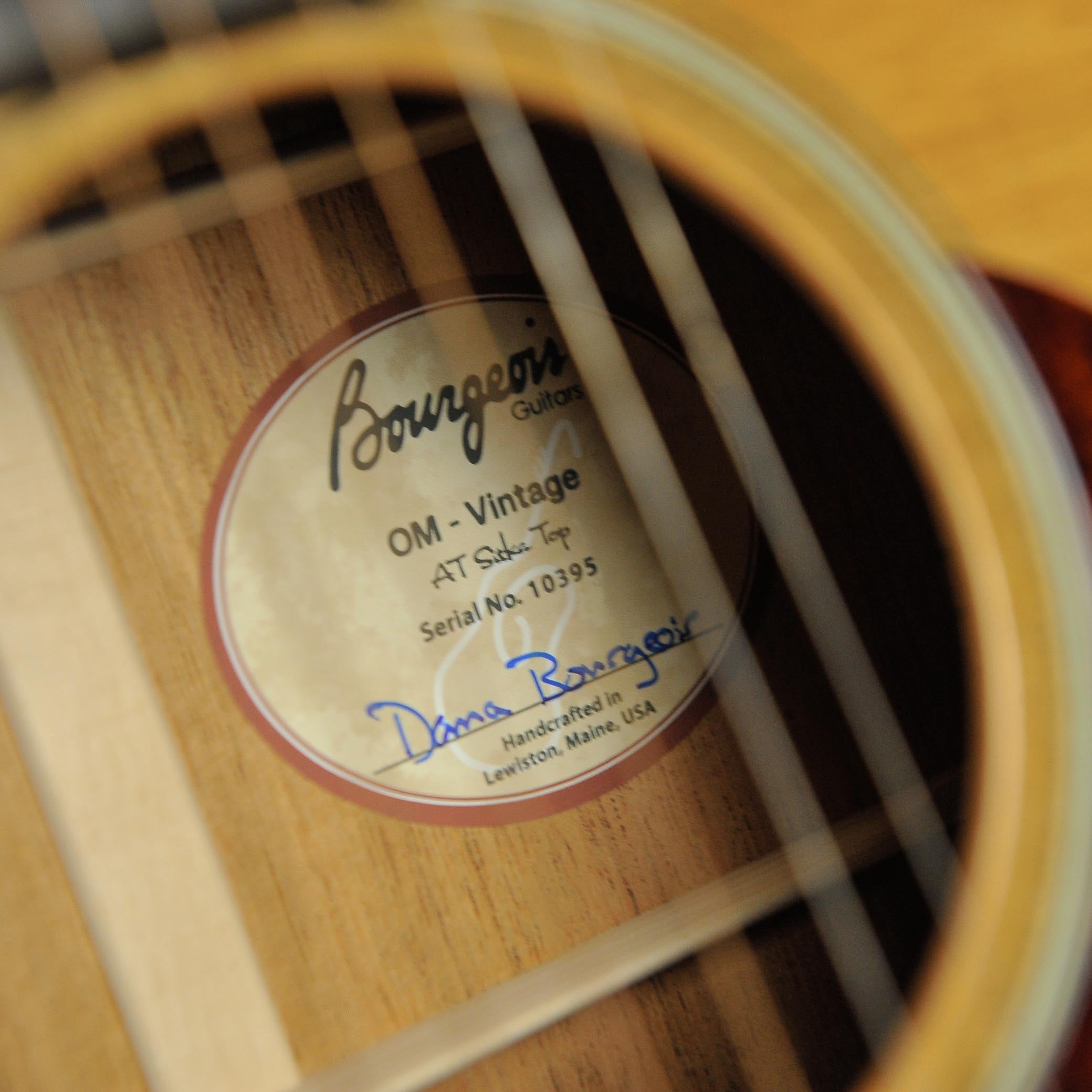 Bourgeois Professional Series Vintage OM Mahogany Sitka Top #10395