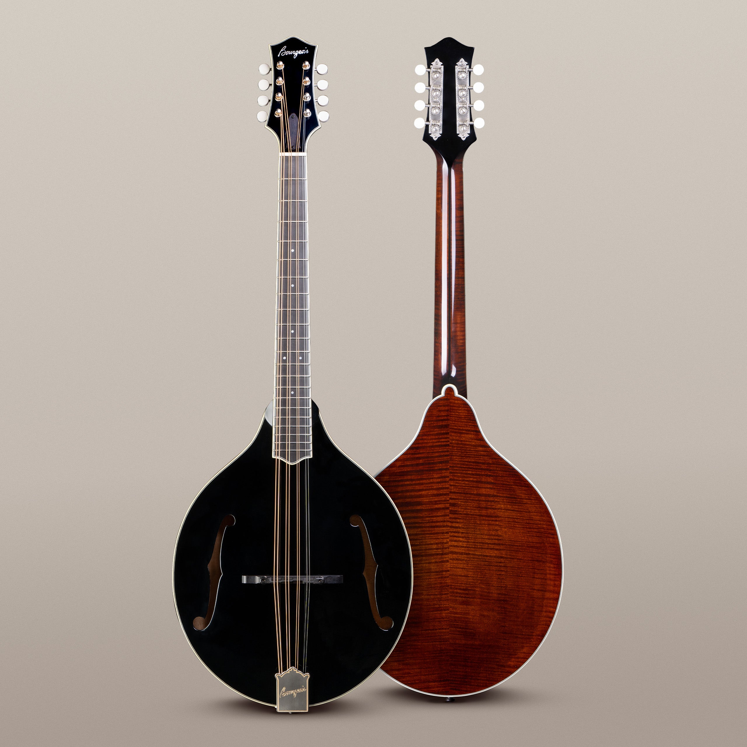 Bourgeois Touchstone Series M5-O-BT Octave Mandolin Blacktop