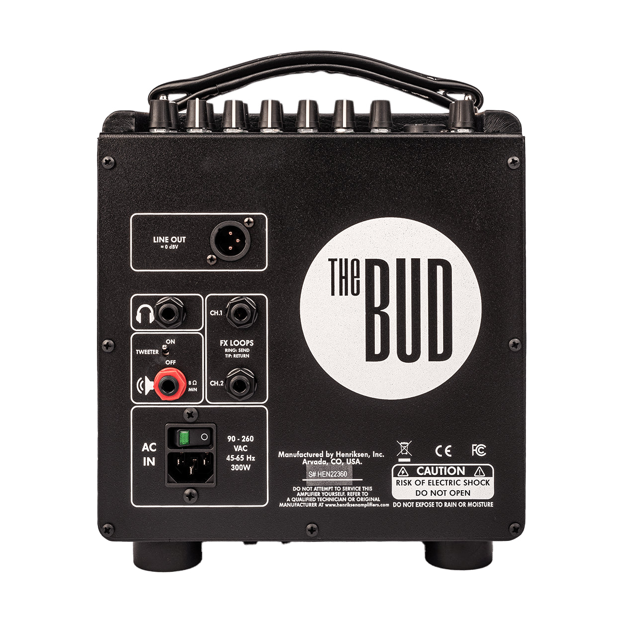 Henriksen Bud 6 120W Dual Channel Guitar Amp 6.5" Speaker