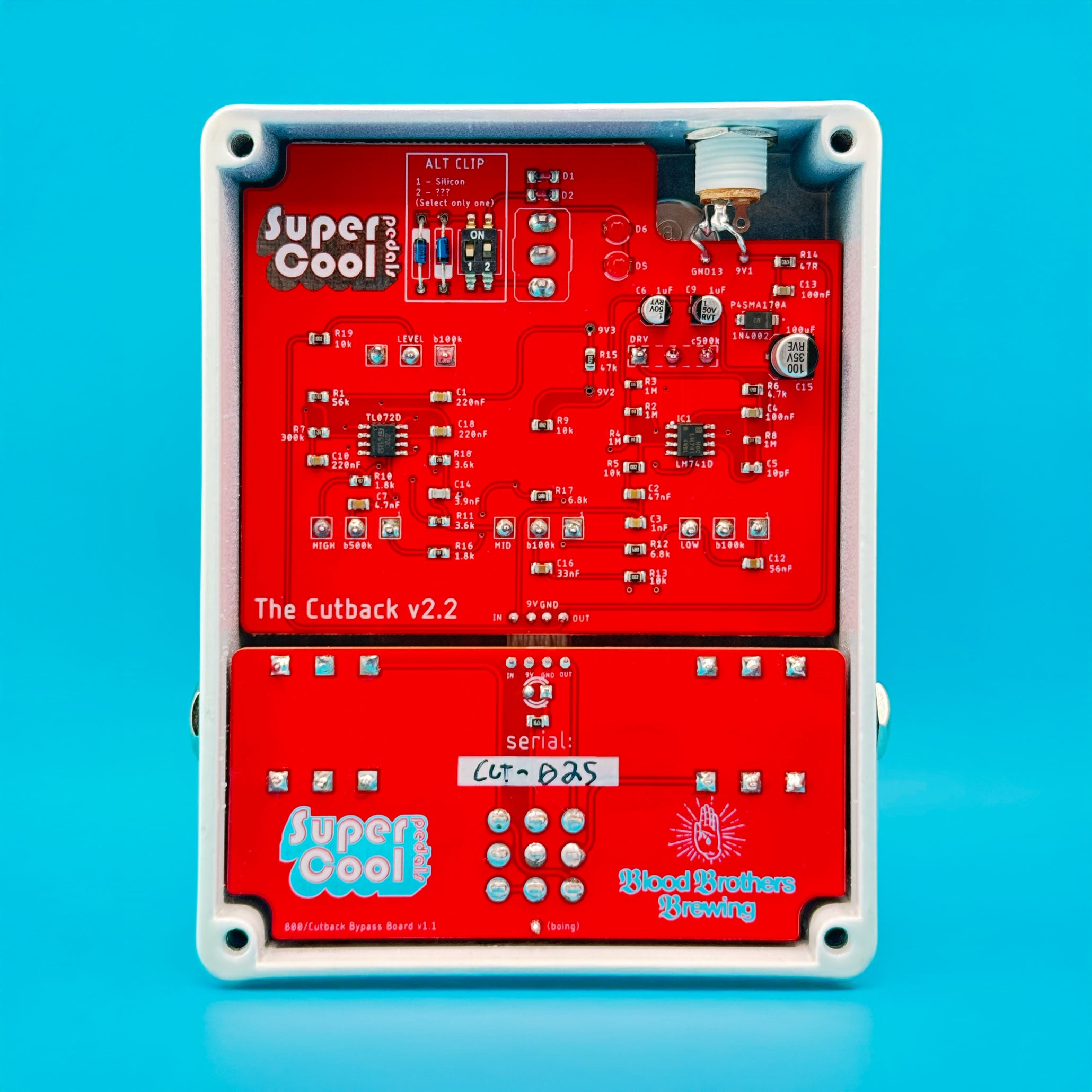 Supercool Pedals The Cutback Preamp / Distortion Pedal