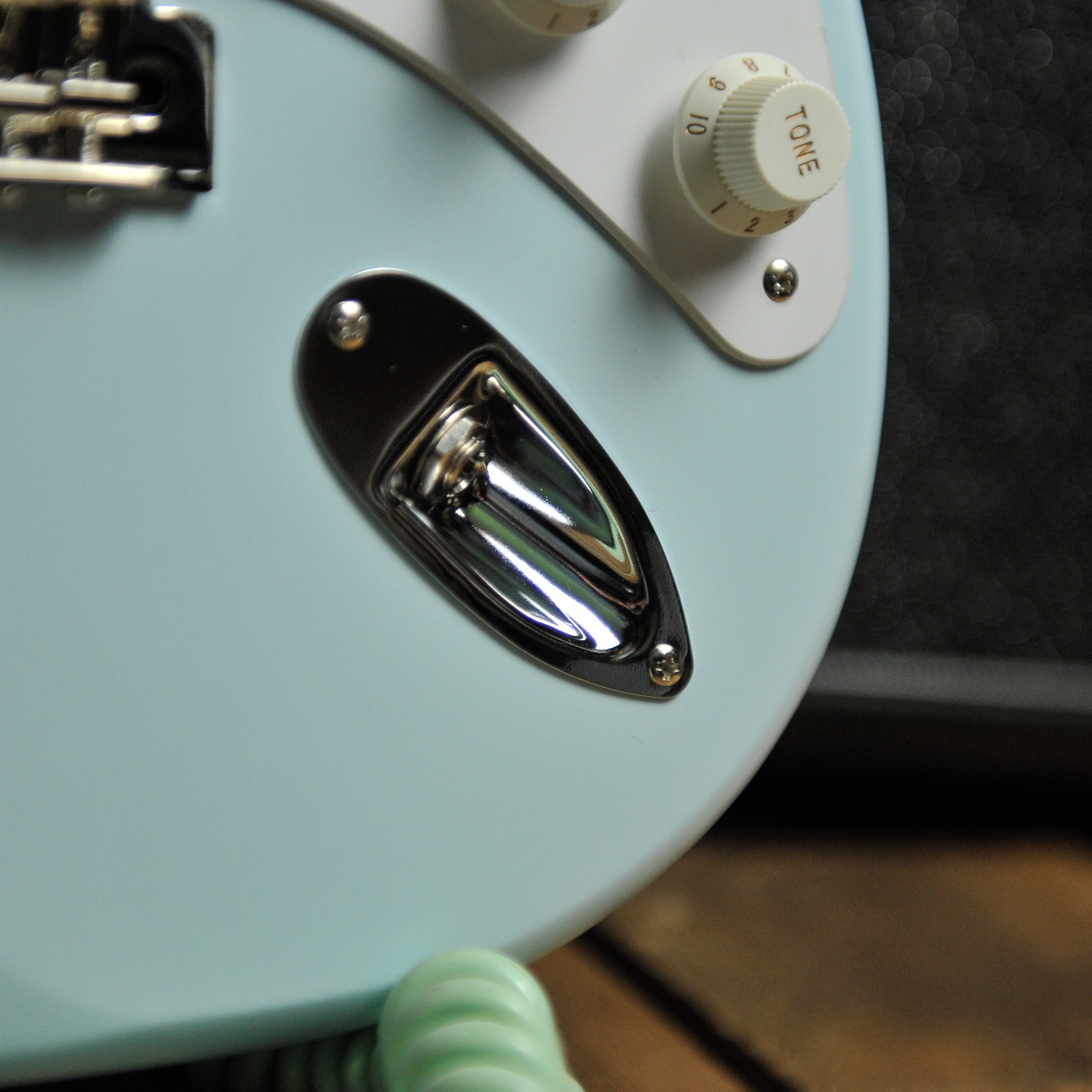 Cole Clark Electric Hollow Baby HSS Blue w/Case