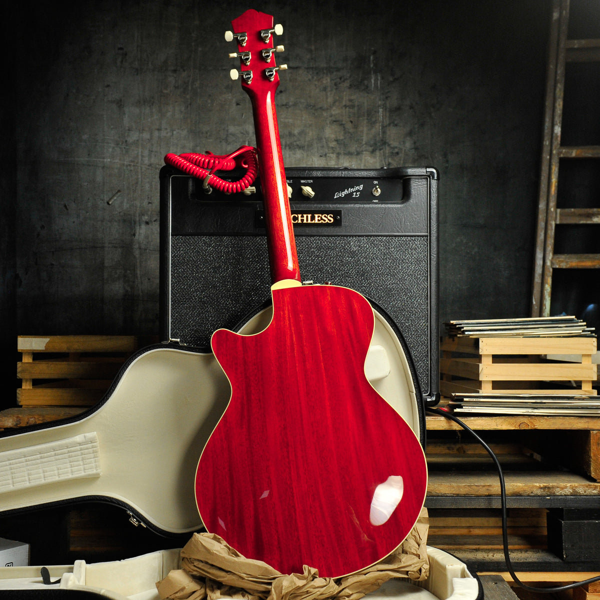 Collings 620 Semi-Hollow Electric Guitar Faded Cherry s#26055