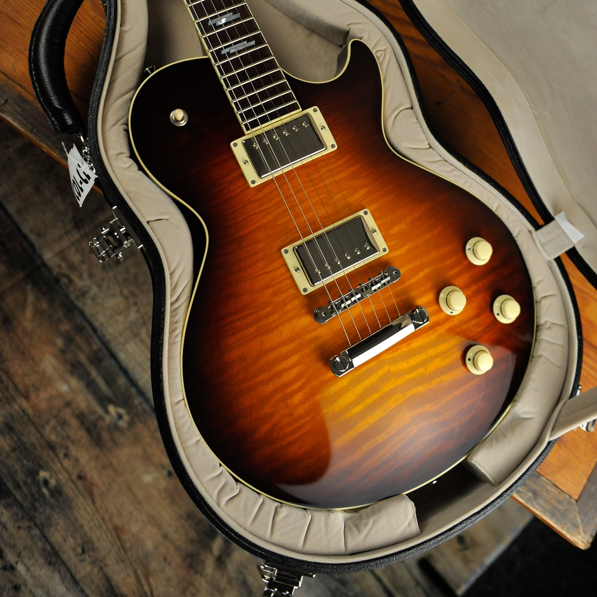 Collings City Limits Deluxe Flame Top Tobacco Sunburst