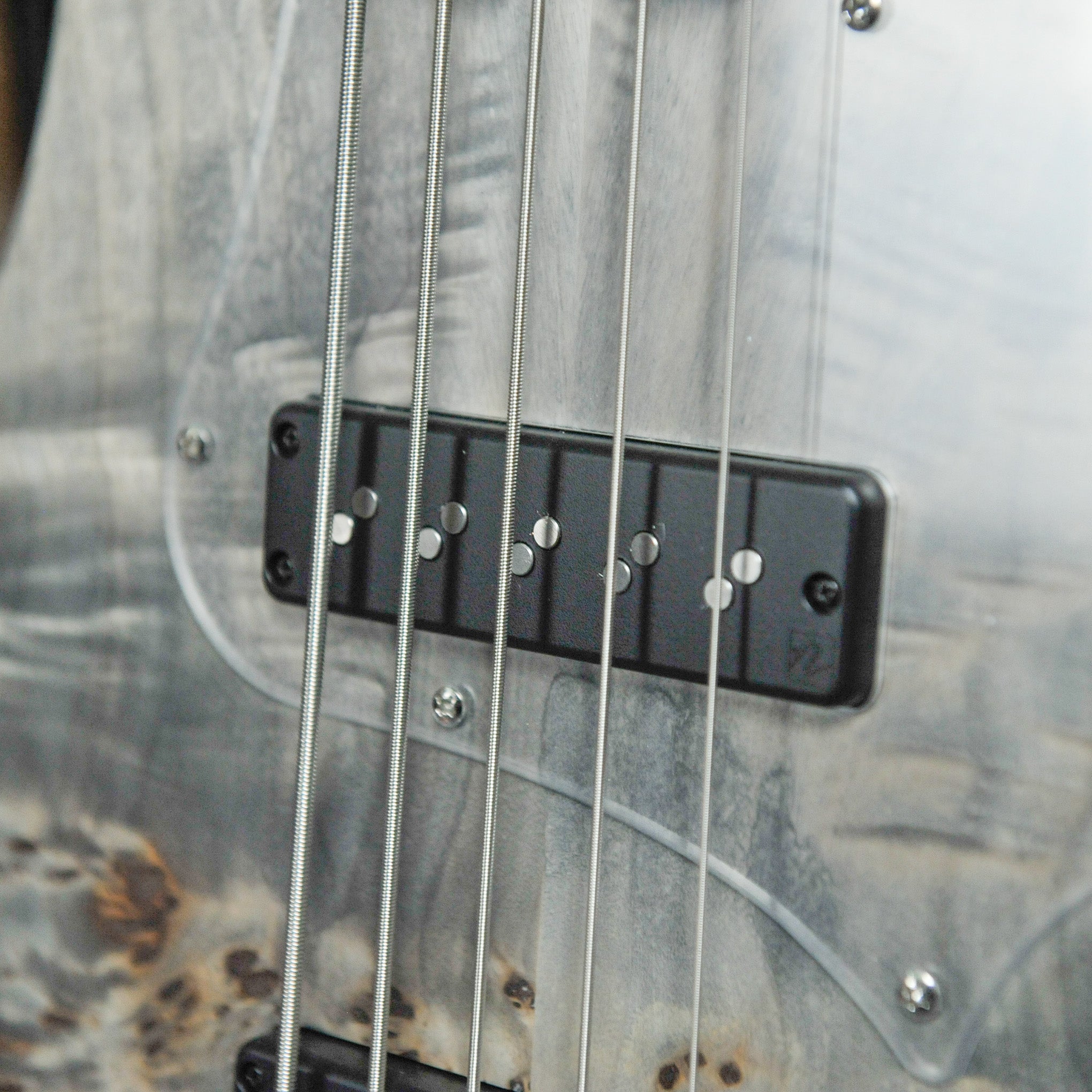 Cort GB Modern 5 String Bass Open Pore Charcoal Grey w/Bag