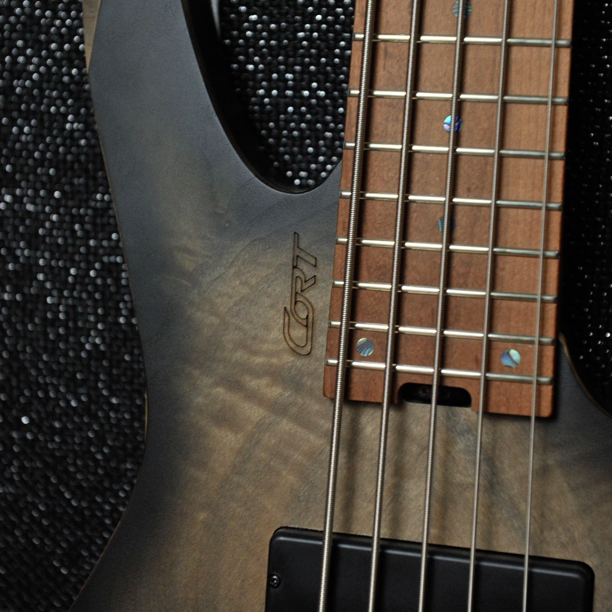 Cort Space 5 Stardust Black 5 String Bass  w/Soft bag