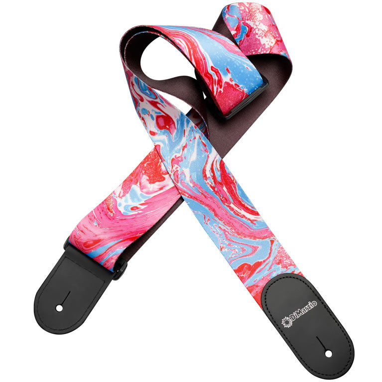 DiMarzio Steve Vai Signature 2" Nylon Strap Blue Cherry Universe