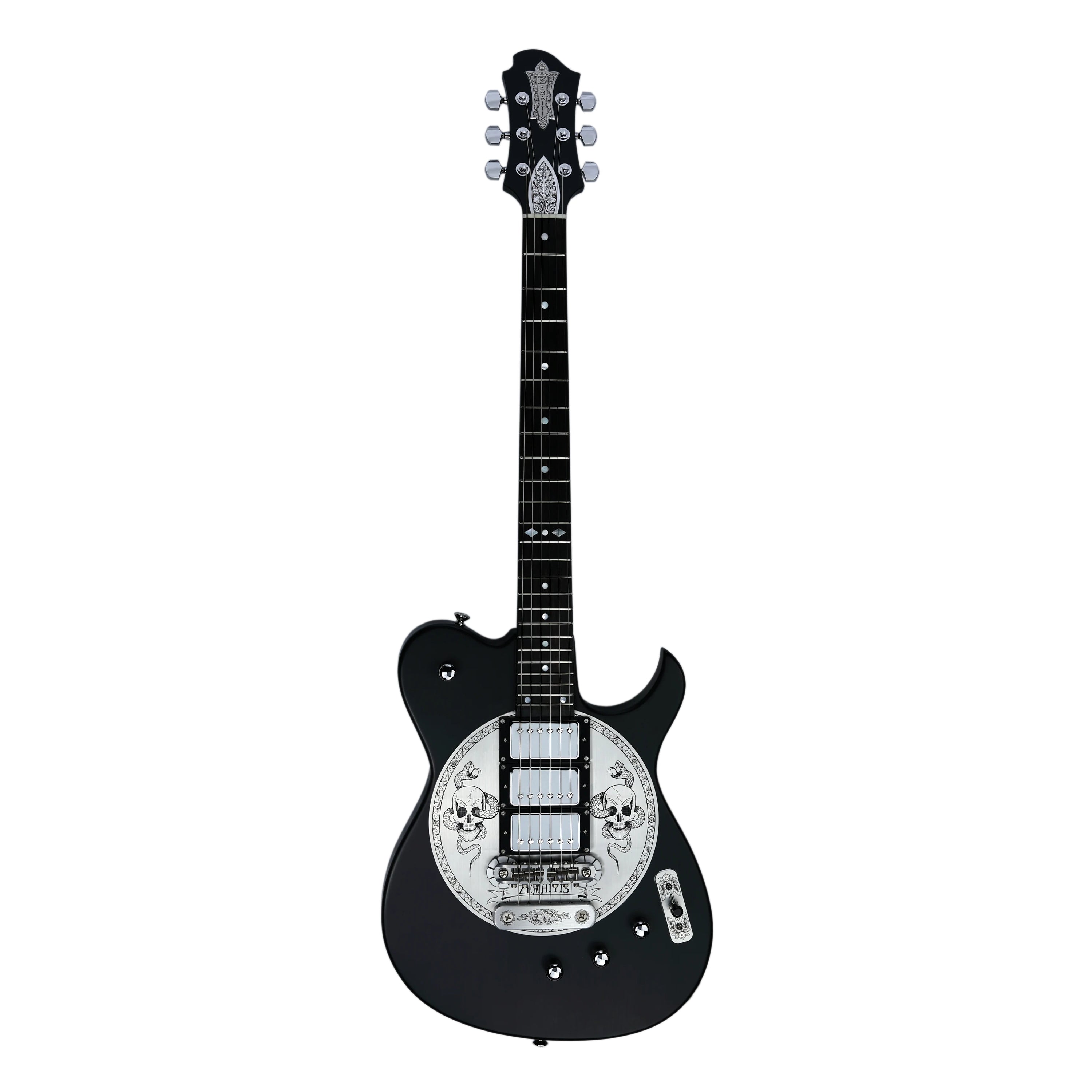 Zemaitis DFG24-3 Humbucker Electric Guitar - Black