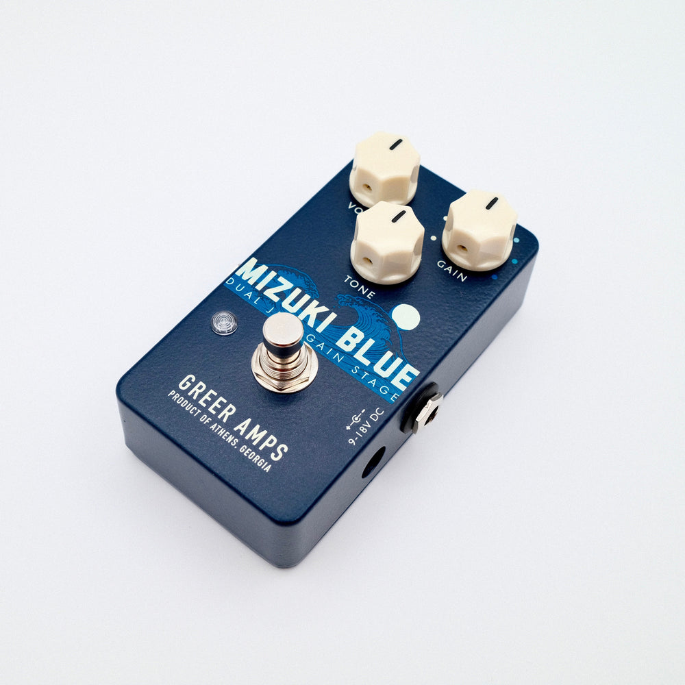 Greer Mizuki Blue Dual-JFET Overdrive - Available Wed, Oct 22nd 2025