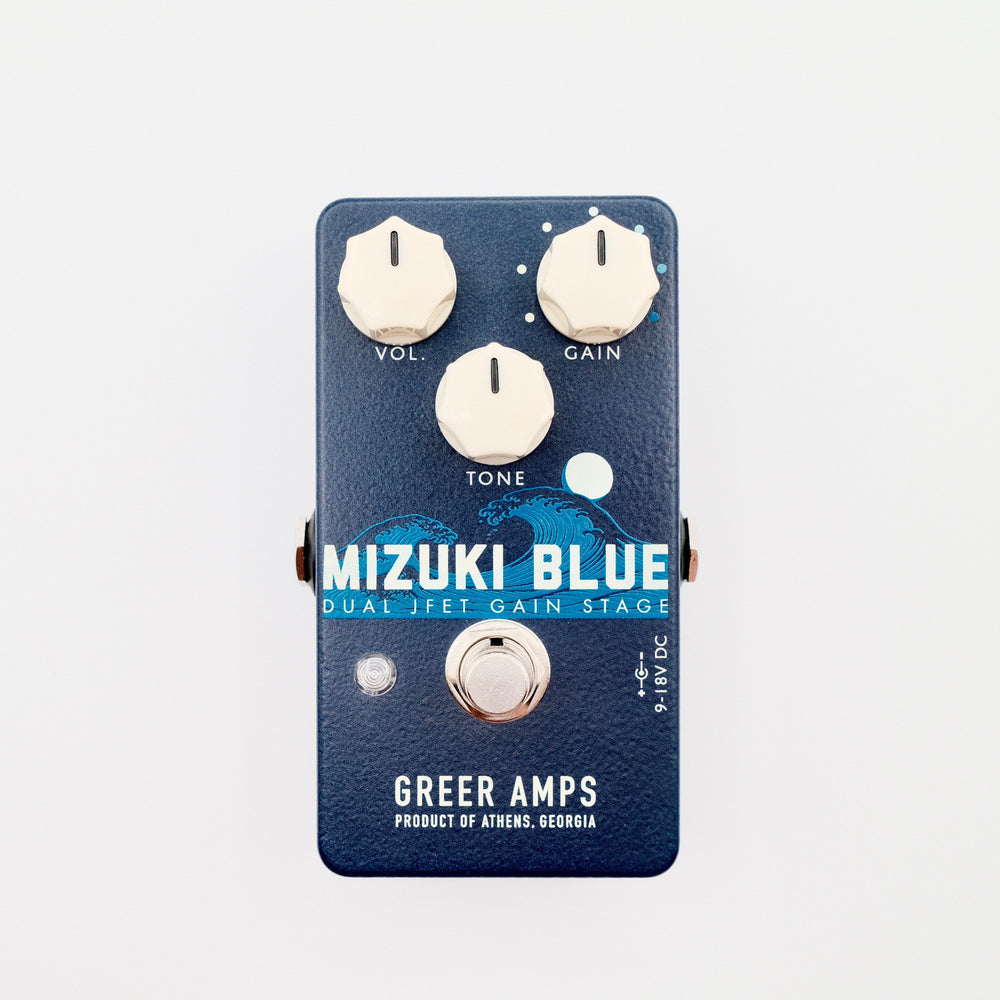 Greer Mizuki Blue Dual-JFET Overdrive - Available Wed, Oct 22nd 2025