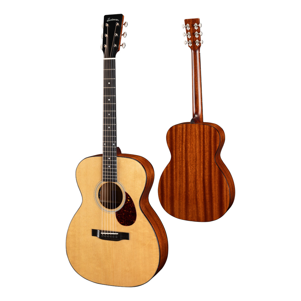 Eastman E1OM-DLX Deluxe Orchestral Model Acoustic Electric Guitar w/Bag
