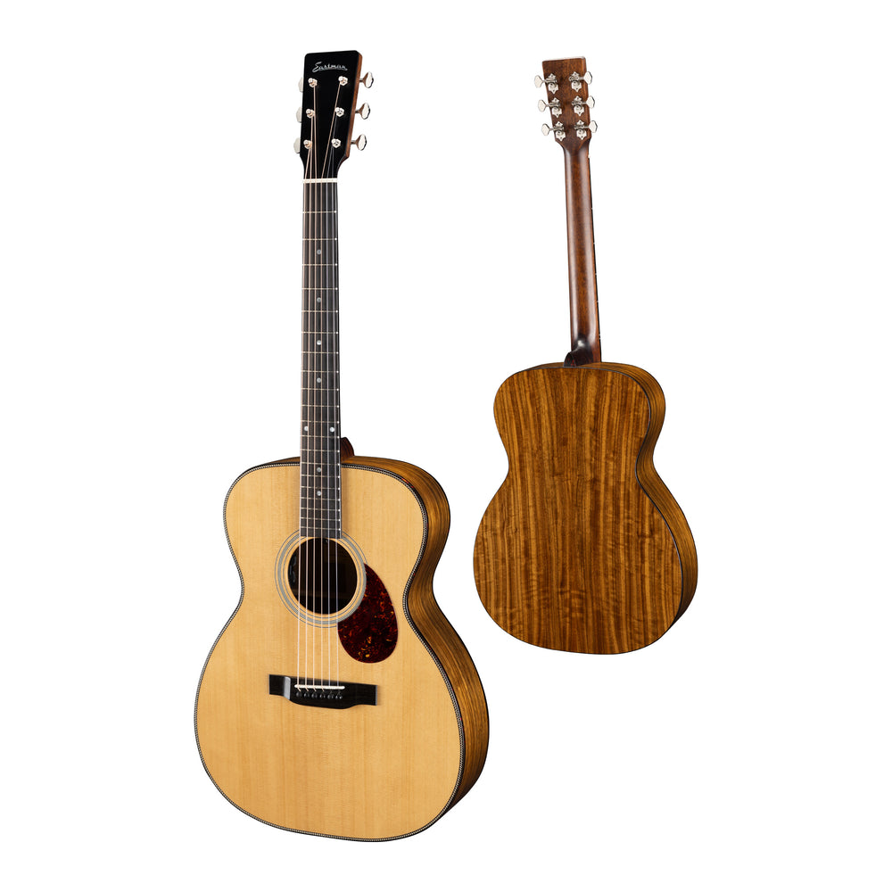 Eastman E3OM-DLX Orchestral Model Ovankol Spruce Deluxe Acoustic Guitar w/Bag