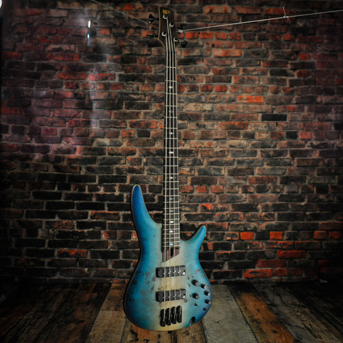 Ibanez SR1600B CHF Electric Bass with Bag - in Caribbean Shoreline Flat