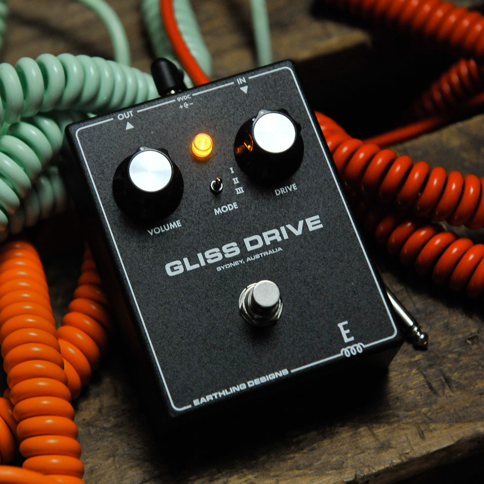 Earthling Designs  GD.01 Gliss Drive Pedal Black