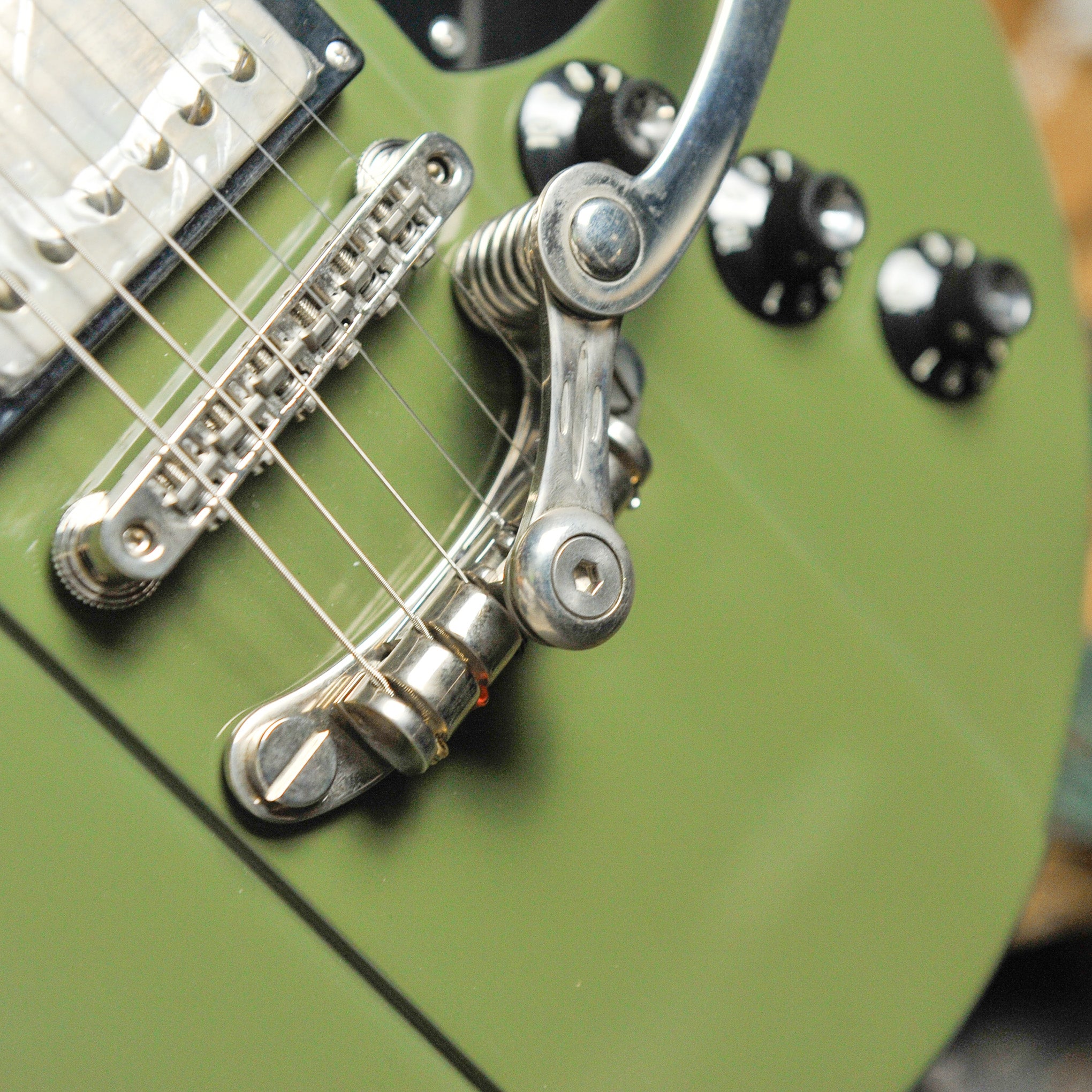 Eastman Juliet/TV Limited Edition Electric Guitar - Olive Drab w/Bag