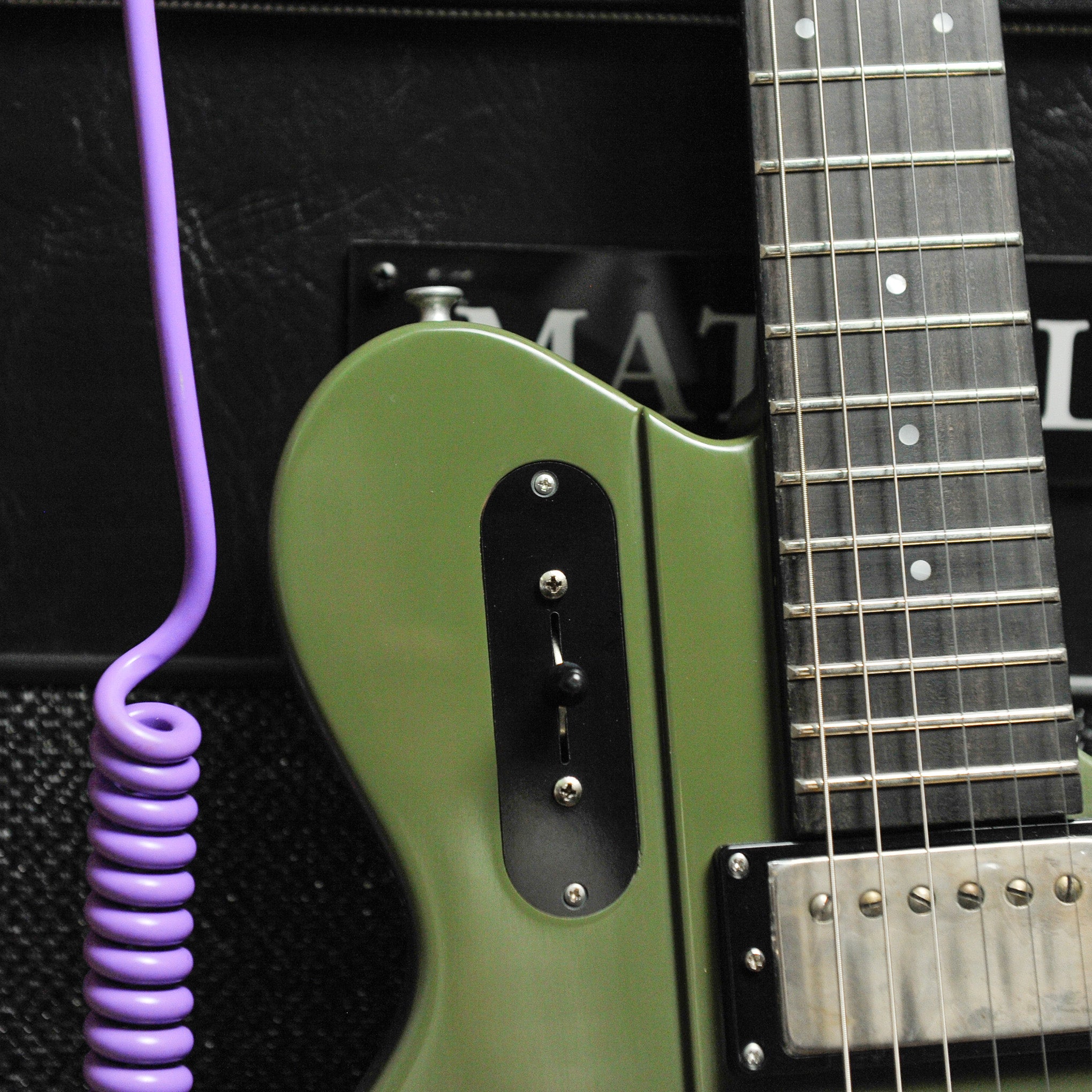 Eastman Juliet/TV Limited Edition Electric Guitar - Olive Drab w/Bag