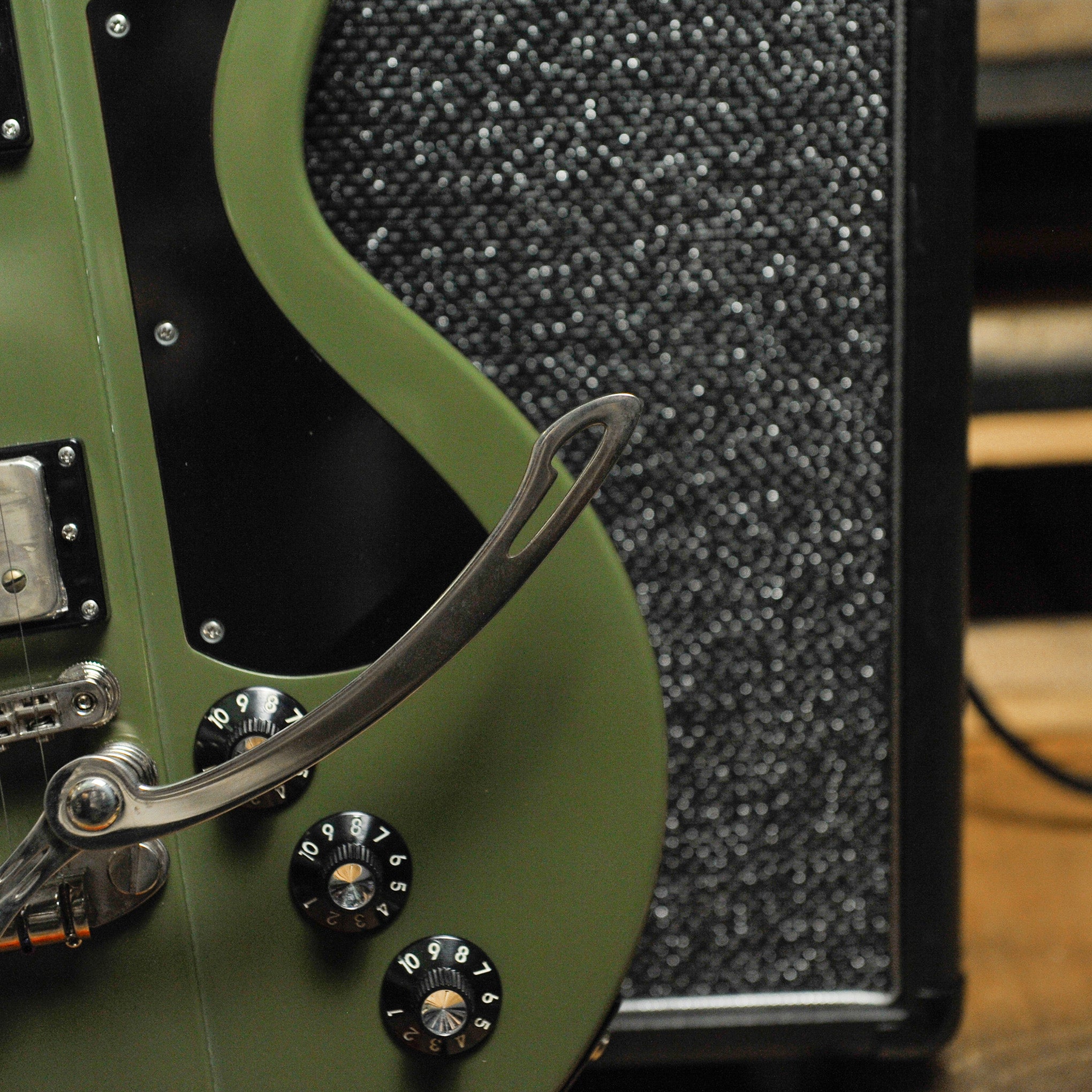 Eastman Juliet/TV Limited Edition Electric Guitar - Olive Drab w/Bag